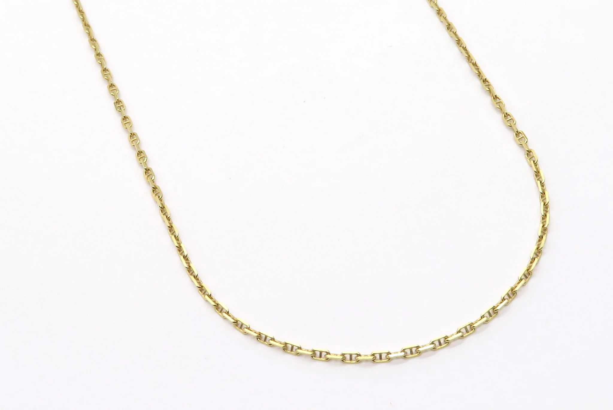 10k Yellow Gold Anchor Necklace - Image 5