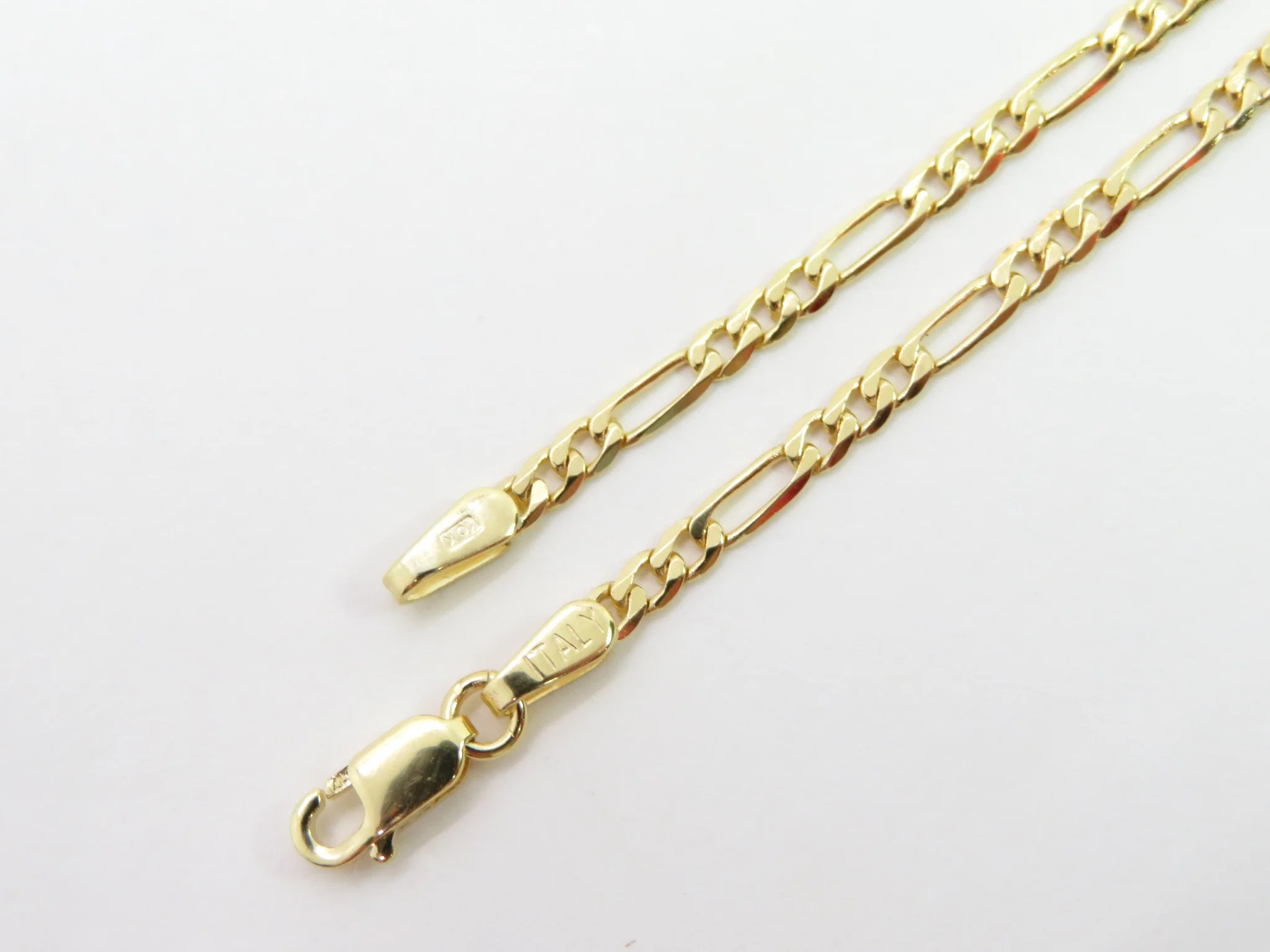 10k Yellow Gold Link Anklet - Image 10