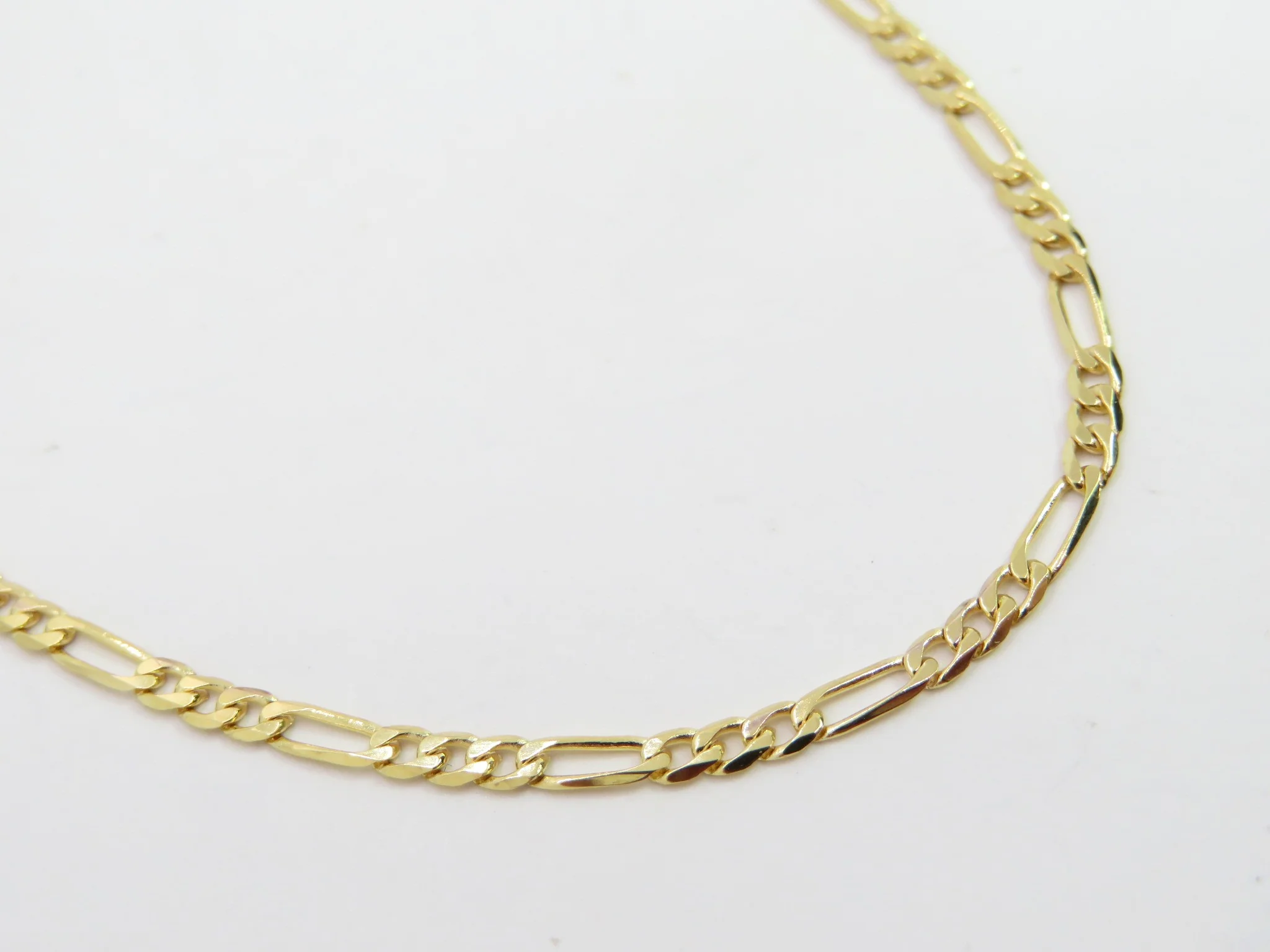 10k Yellow Gold Link Anklet - Image 3