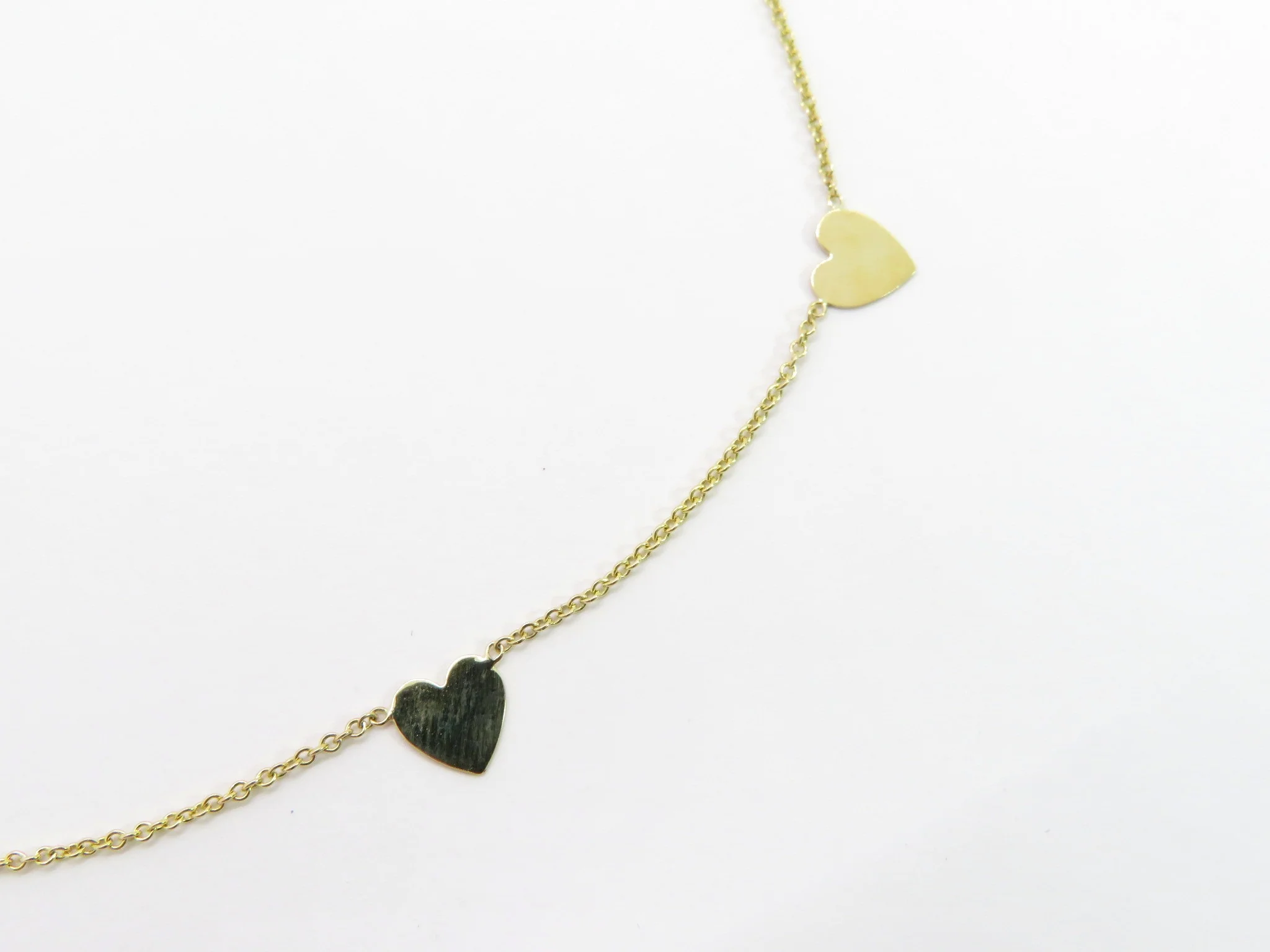 10k Yellow Gold Station Anklet - Image 7