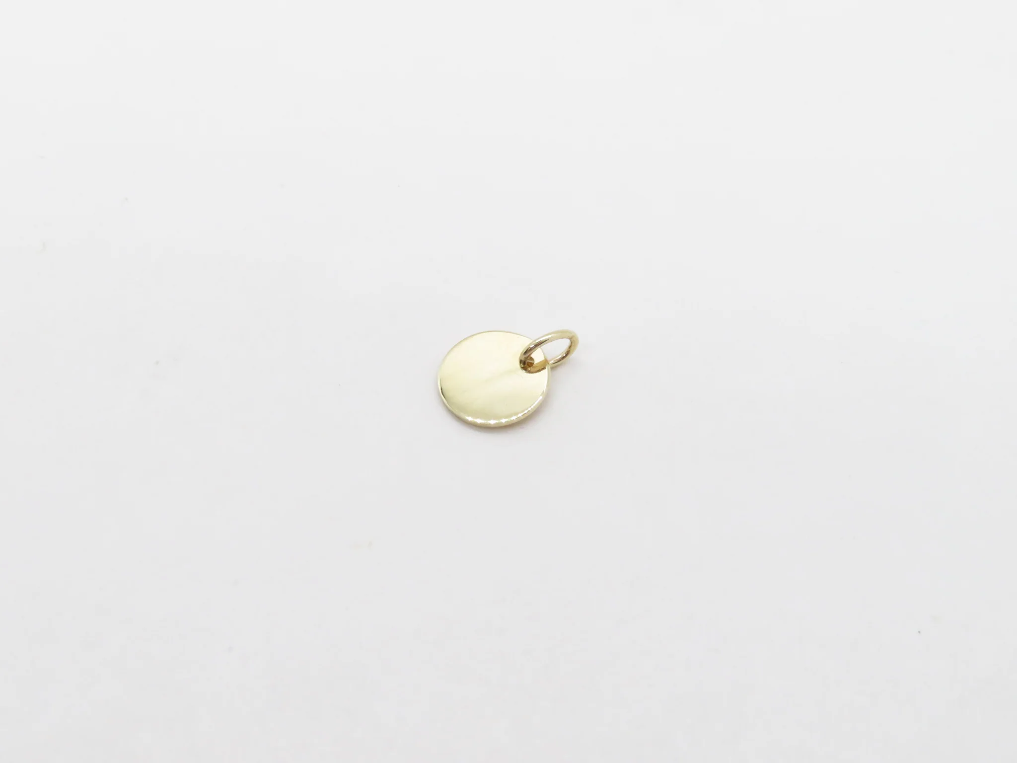 10k Yellow Gold Round Tag - Image 3