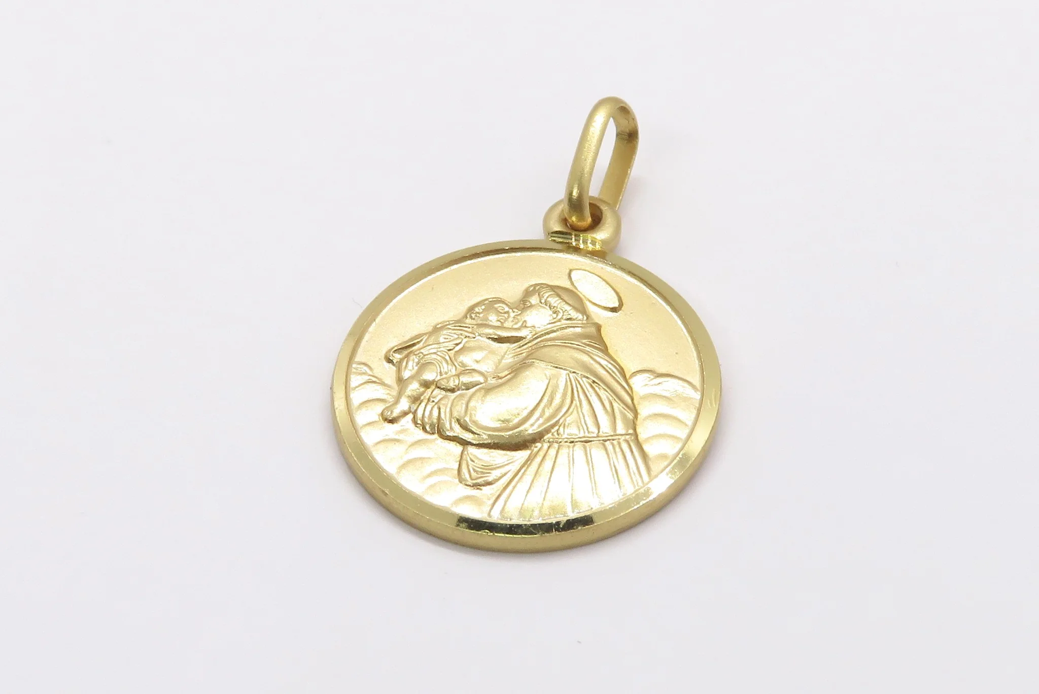 10k Yellow Gold St. Anthony Medal - Image 3