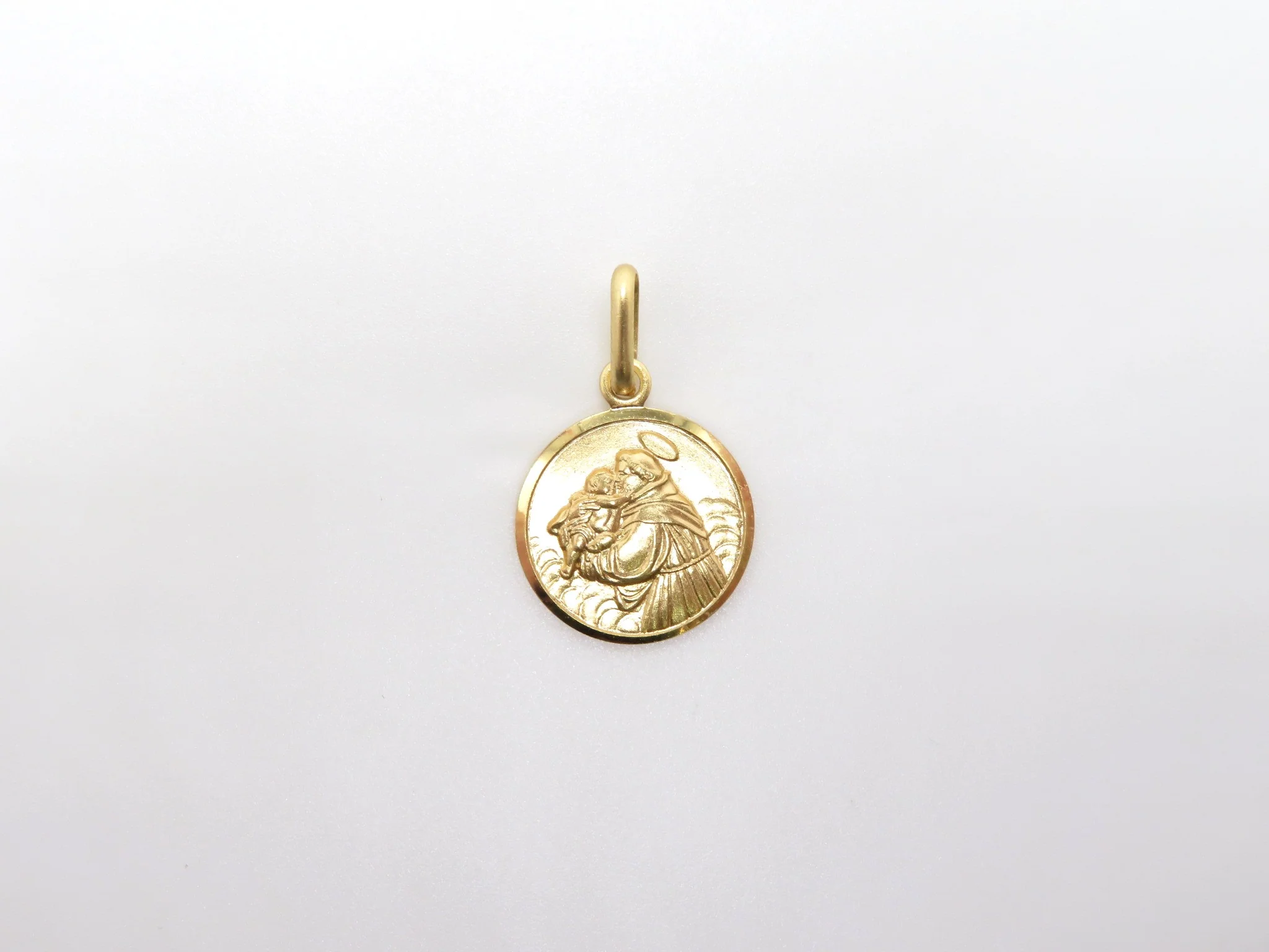 10k Yellow Gold St. Anthony Medal - Image 6