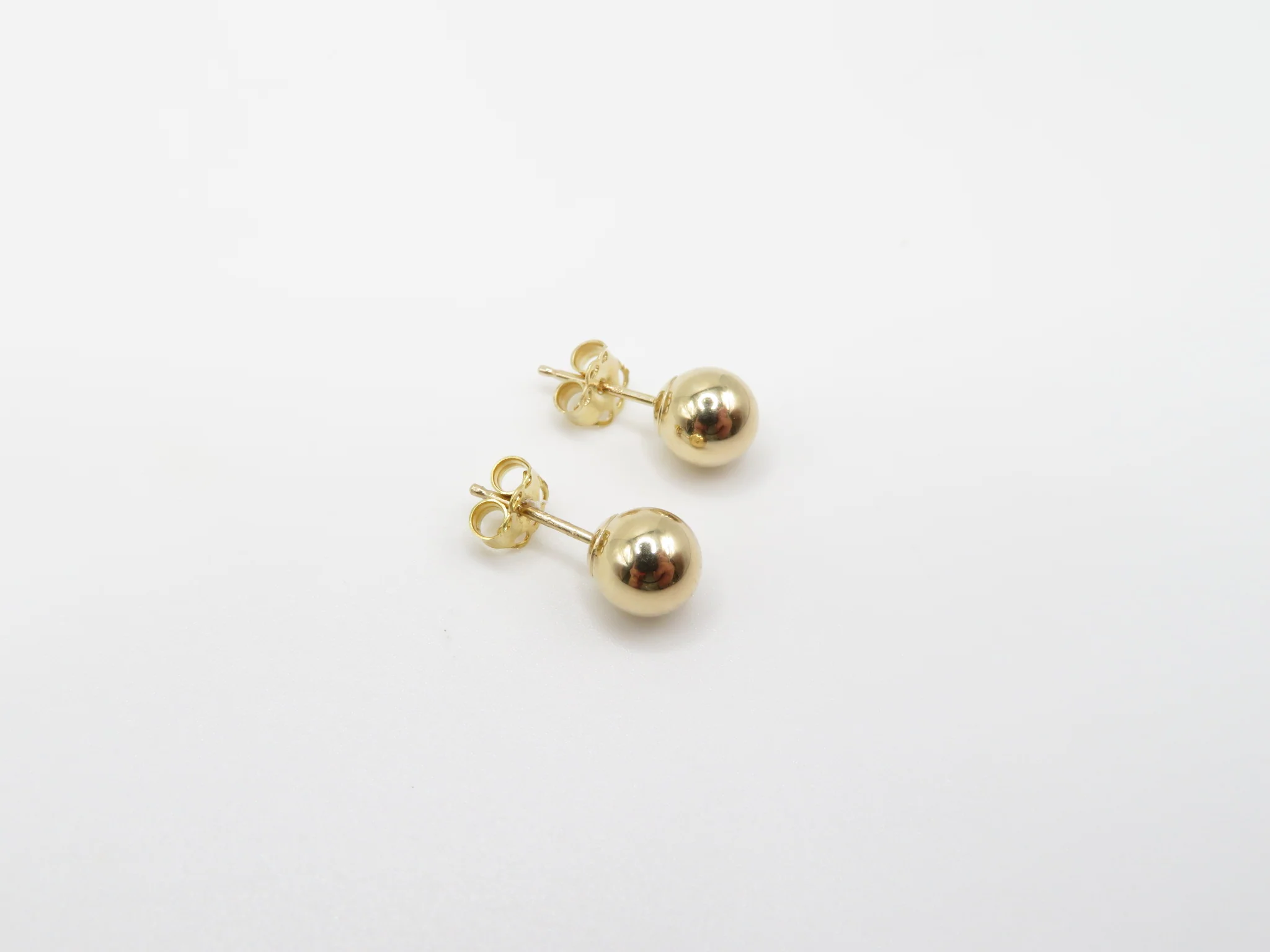 14k Ball Stud Earrings - Image 16