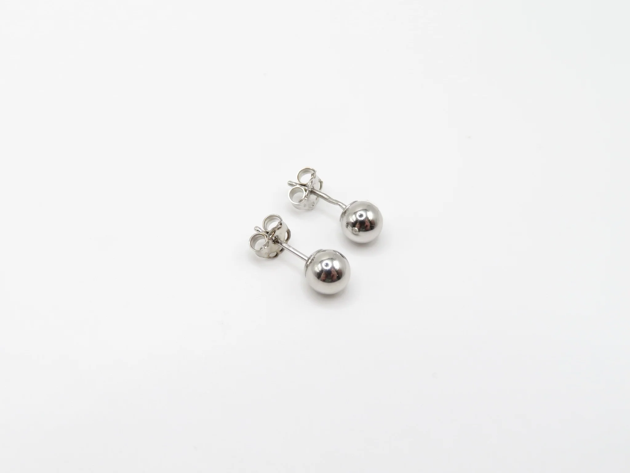 14k Ball Stud Earrings - Image 5