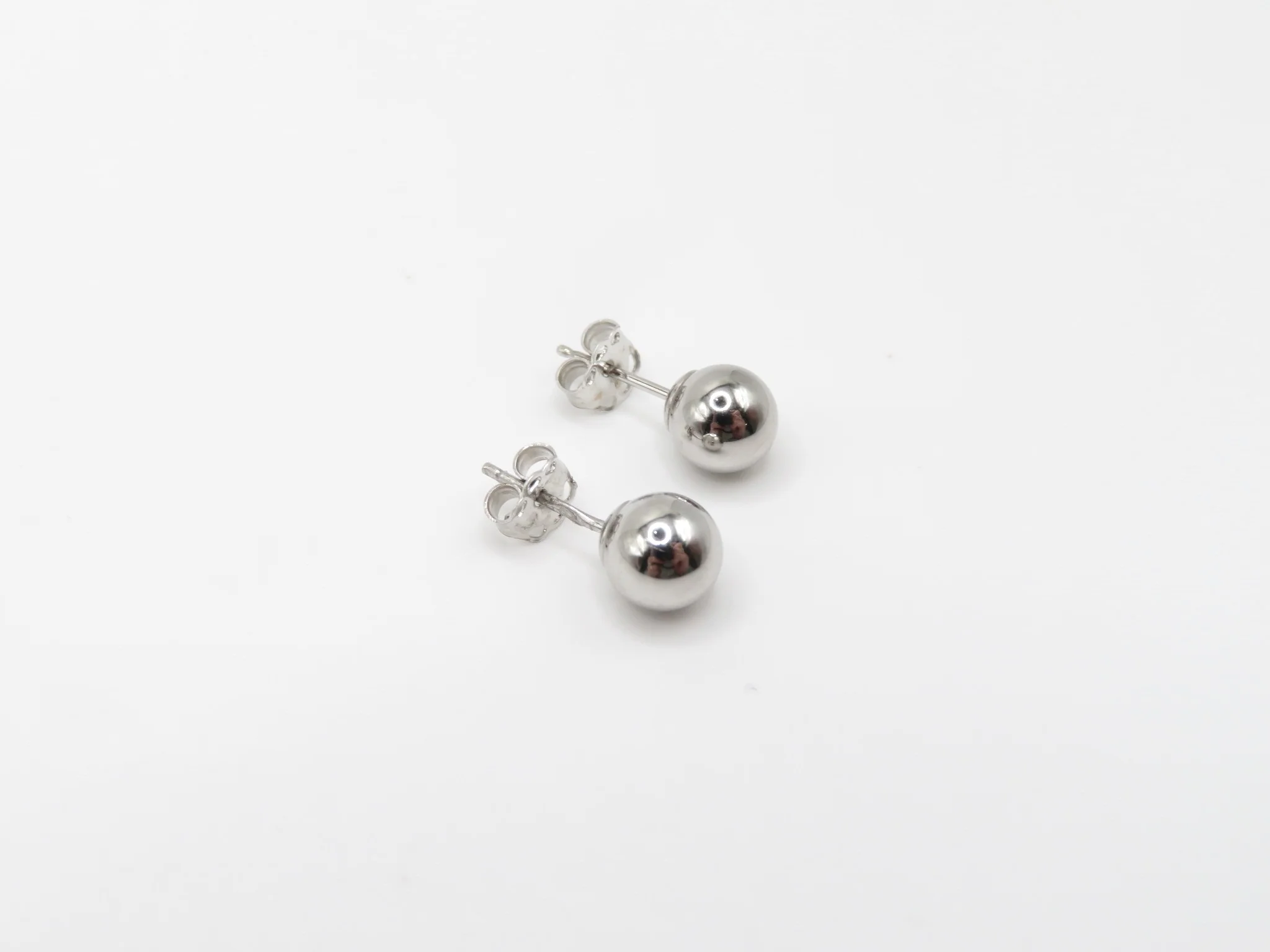 14k Ball Stud Earrings - Image 7