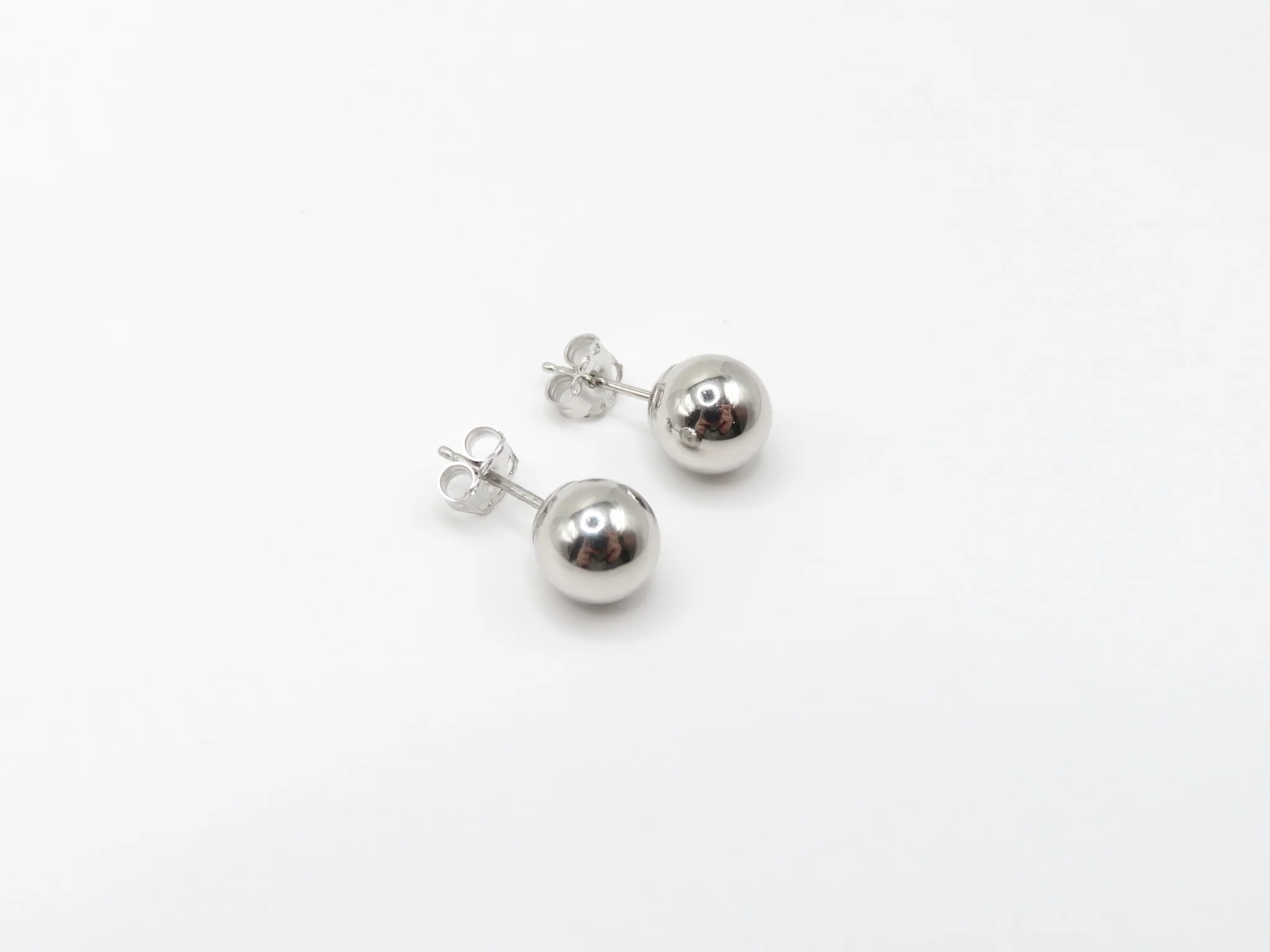 14k Ball Stud Earrings - Image 8