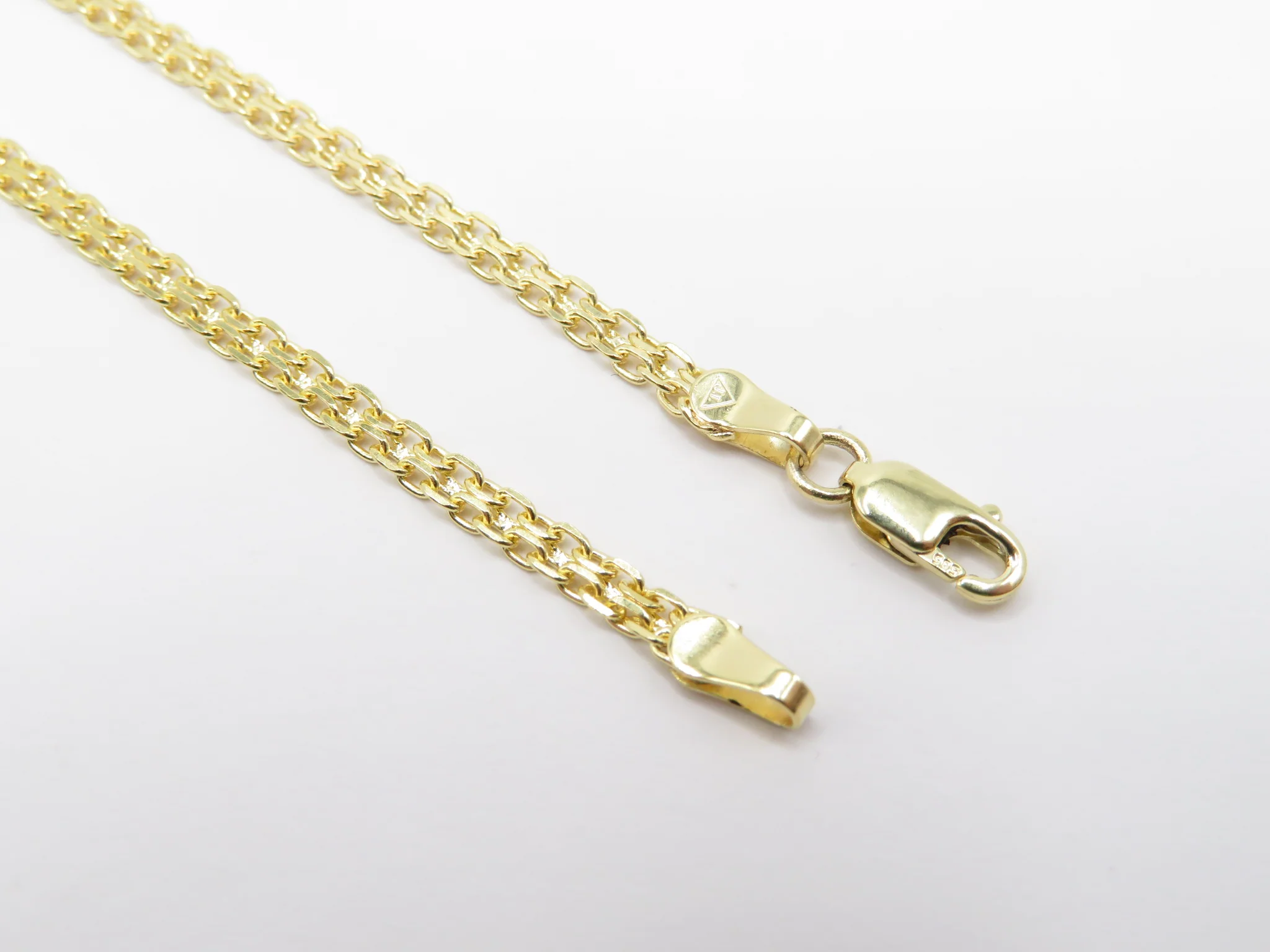 14k Yellow Gold Bizmark Anklet - Image 3