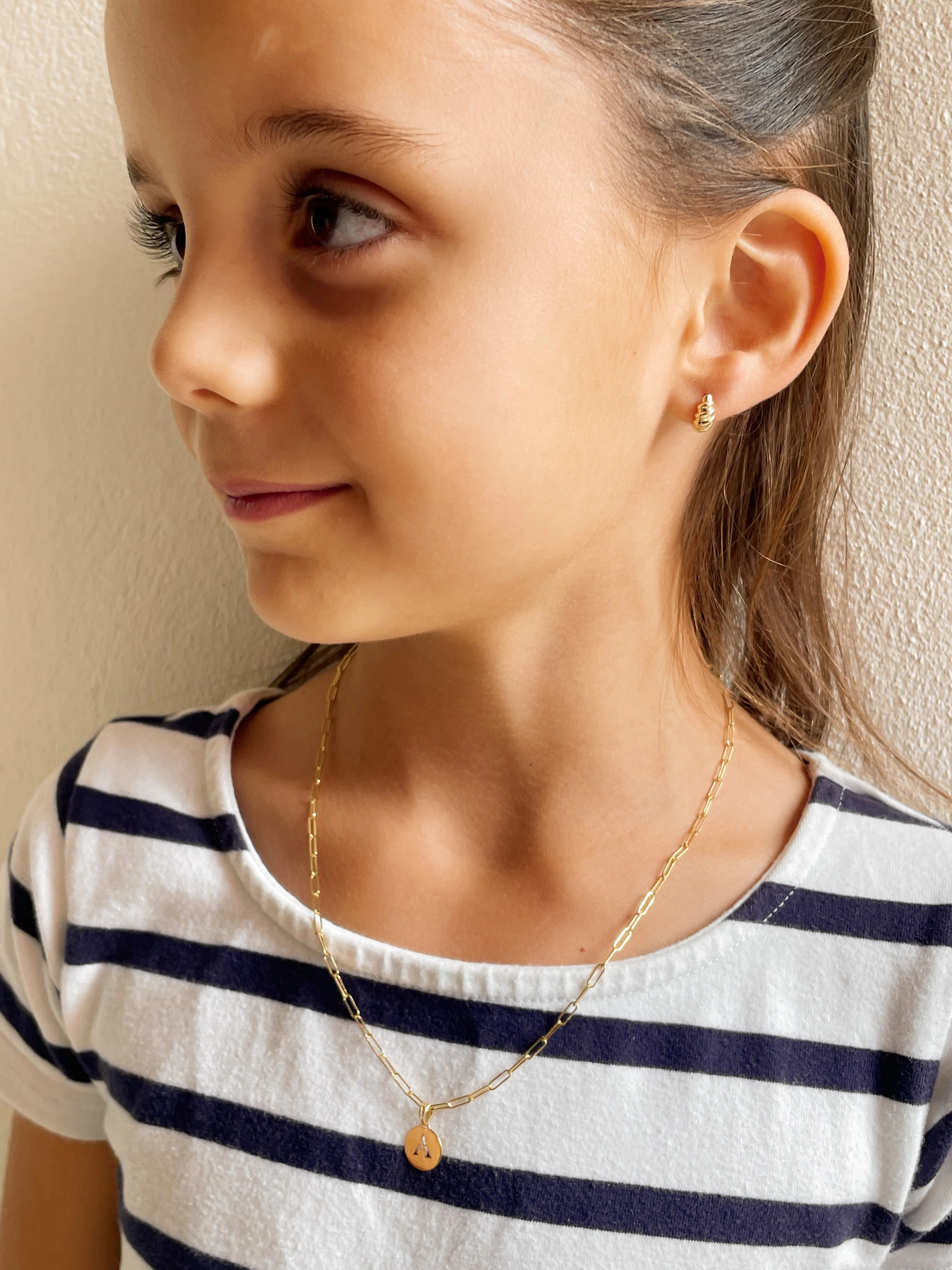 10k Yellow Gold Paperclip Chain - Image 6