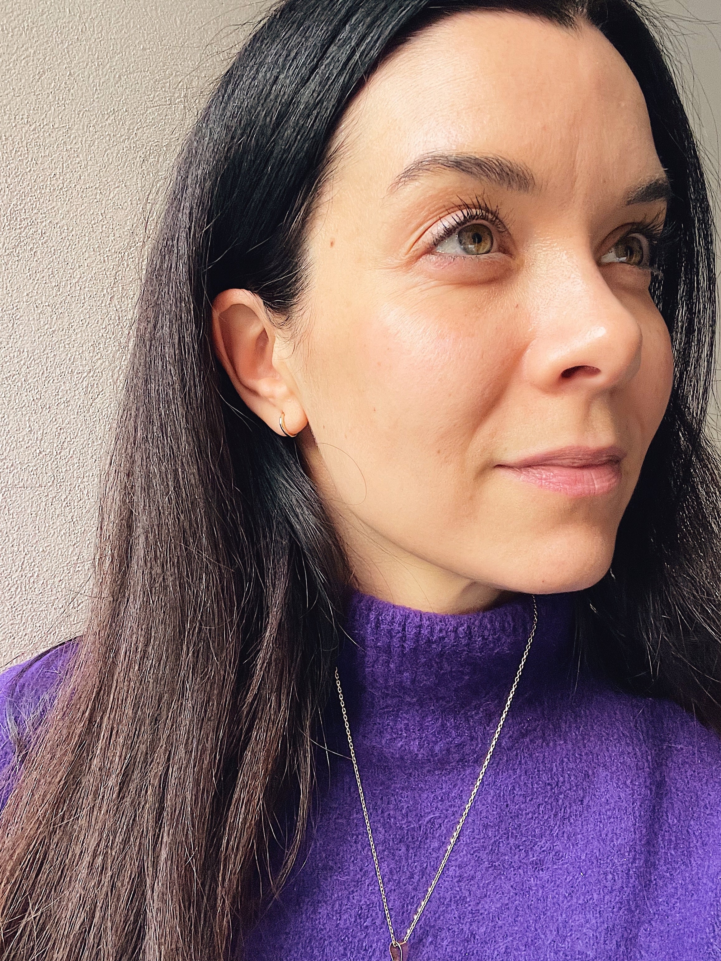 14k Mini Plain Huggies - Image 6