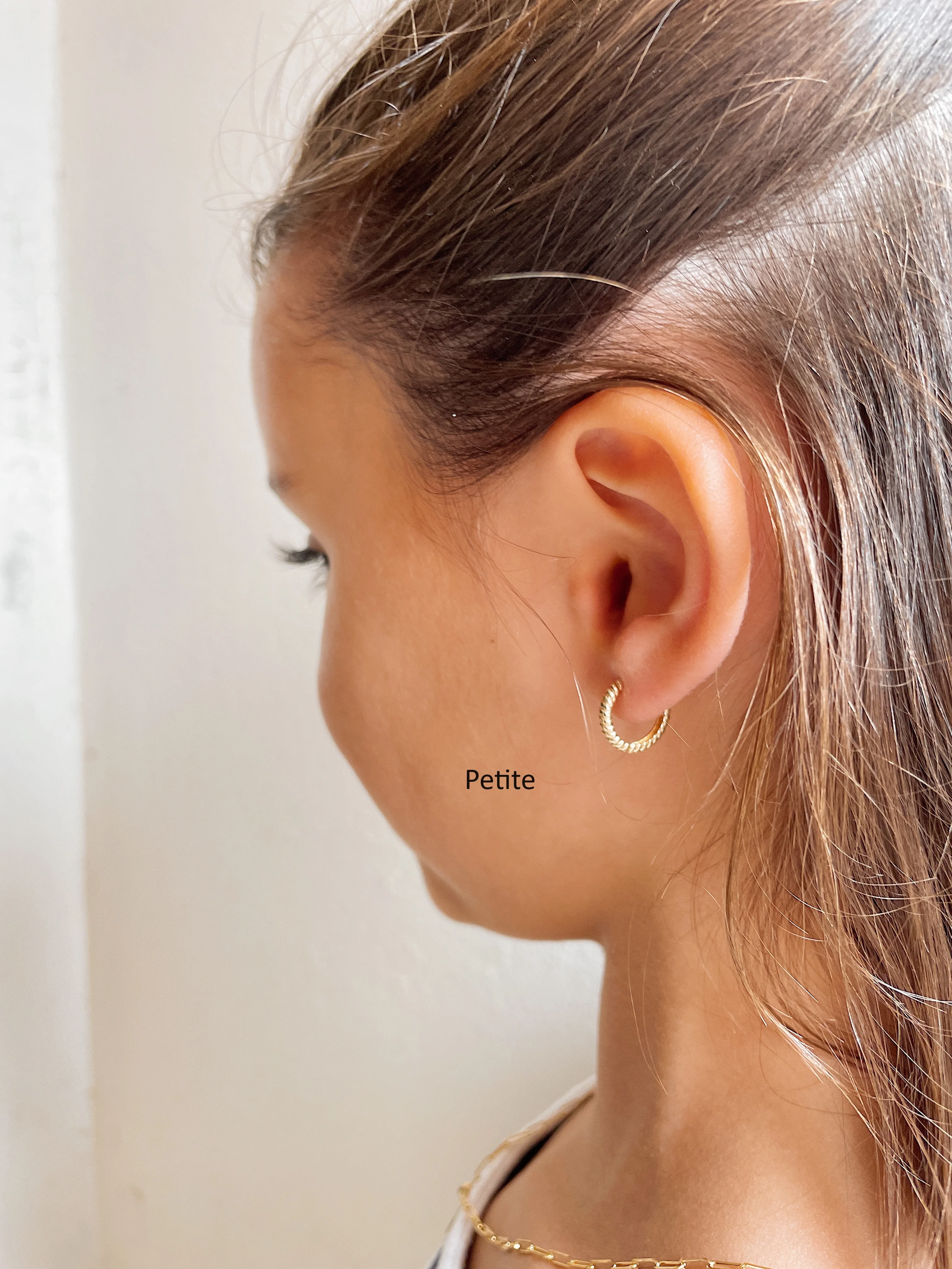 14k Rope Huggies - Image 15