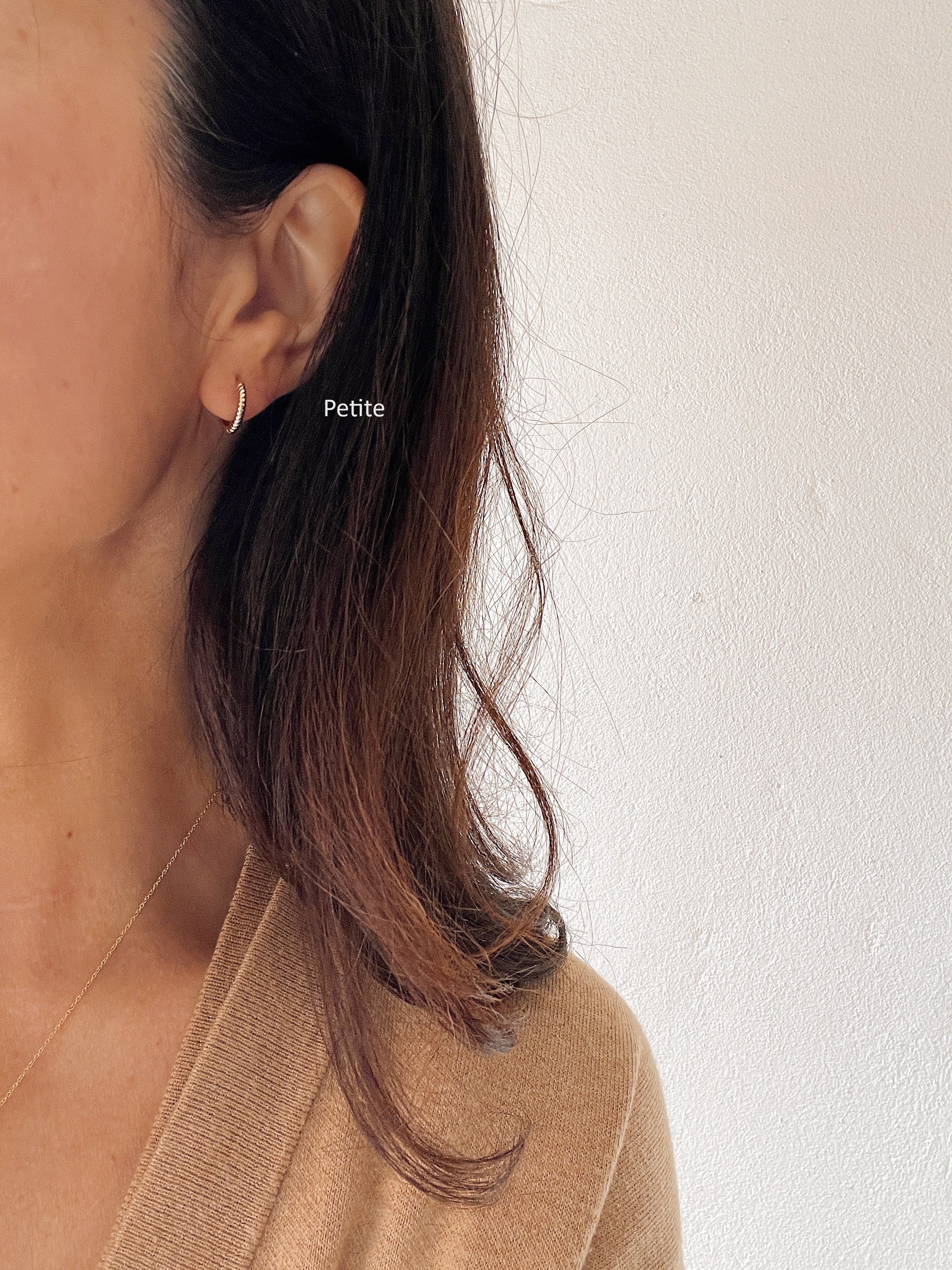 14k Rope Huggies - Image 18