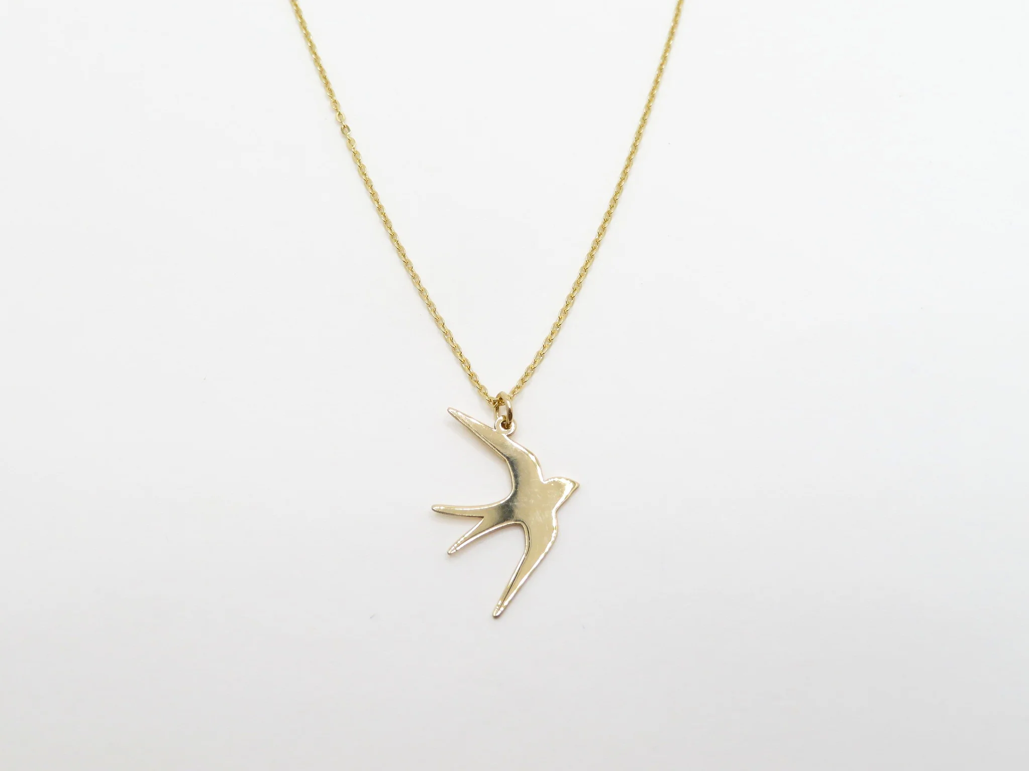 19.25k Yellow Gold Andorinha Necklace - Image 6
