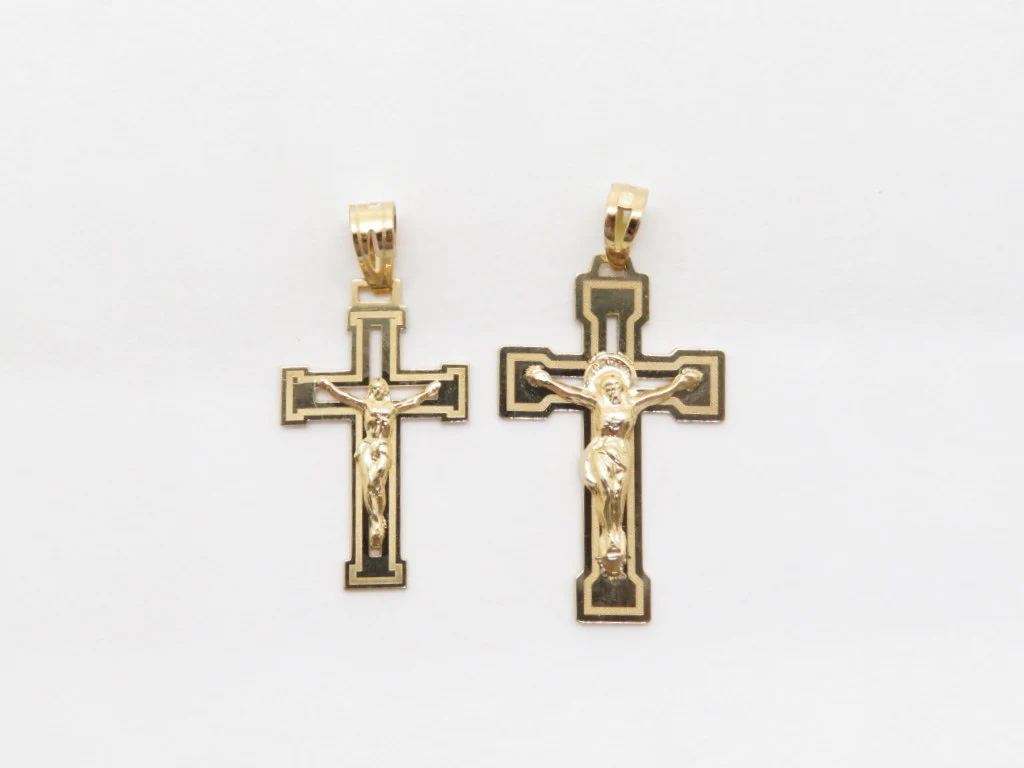 19.25k Yellow Gold Crutch Cross - Image 3