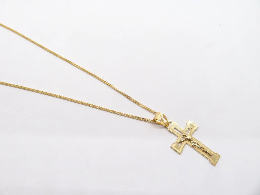 19.25k Yellow Gold Crutch Cross - Image 6