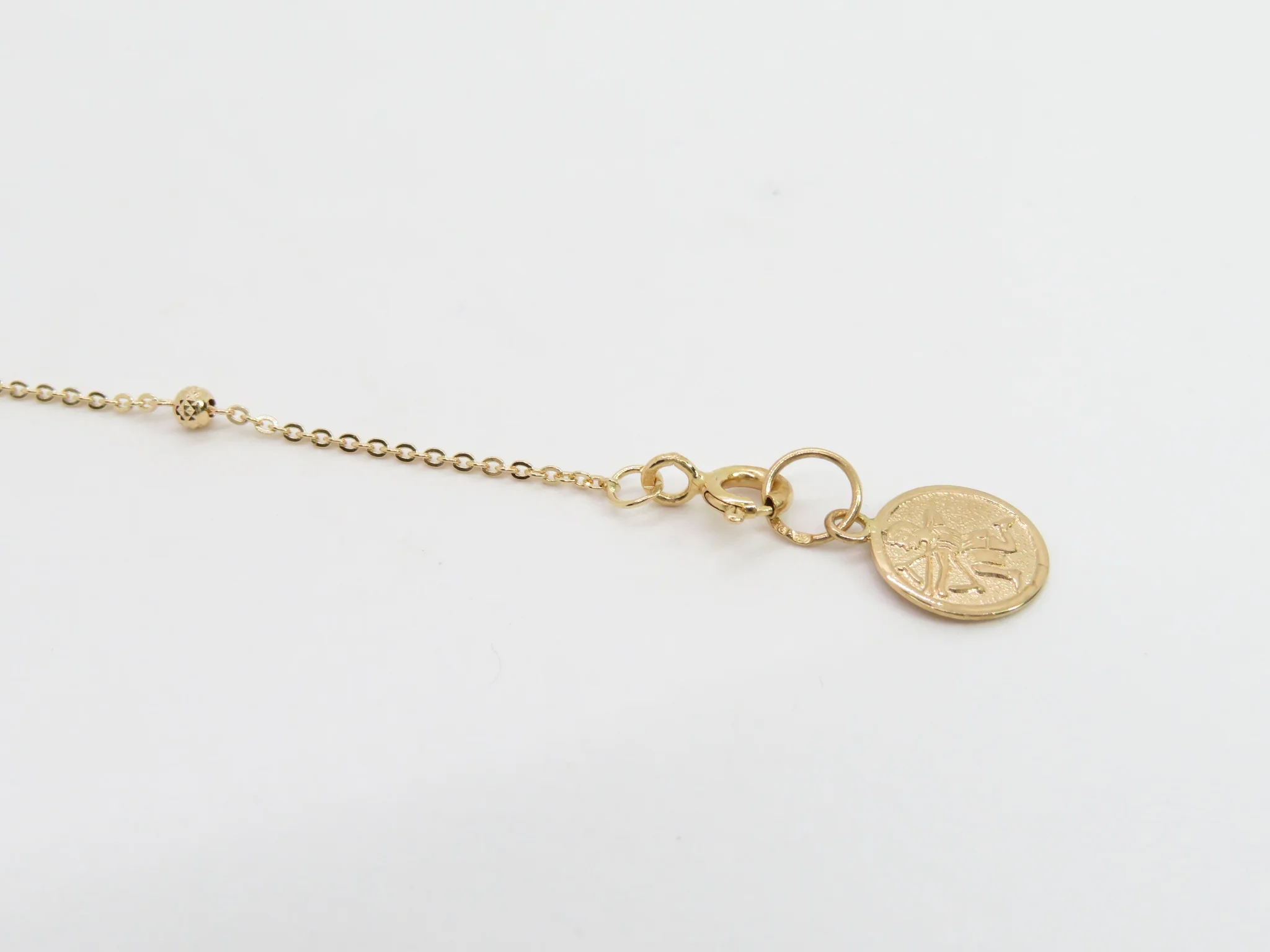 19.25k Yellow Gold Round Zodiac Charm - Image 17