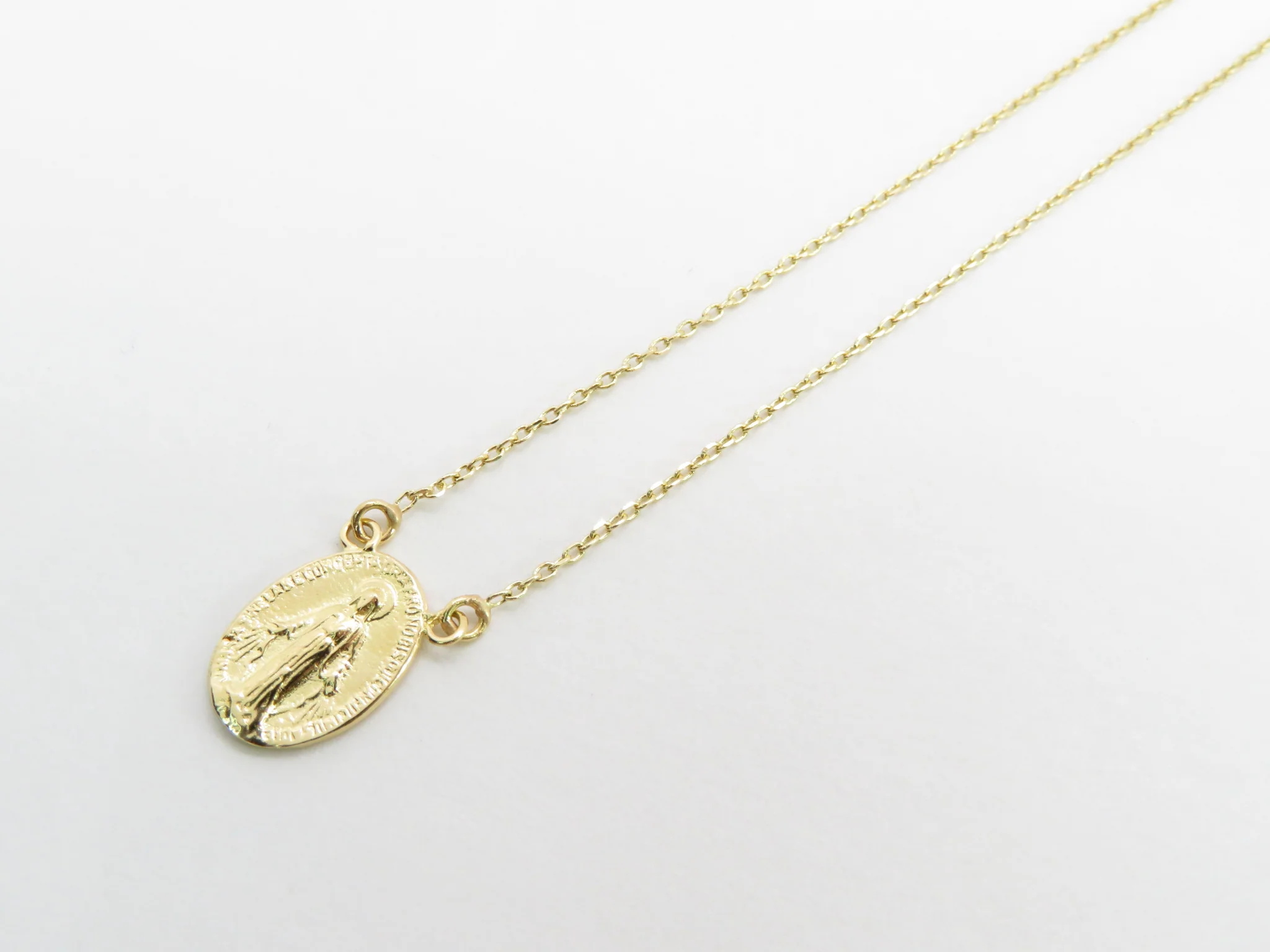 19.25k Yellow Gold Scapular Necklace - Image 3