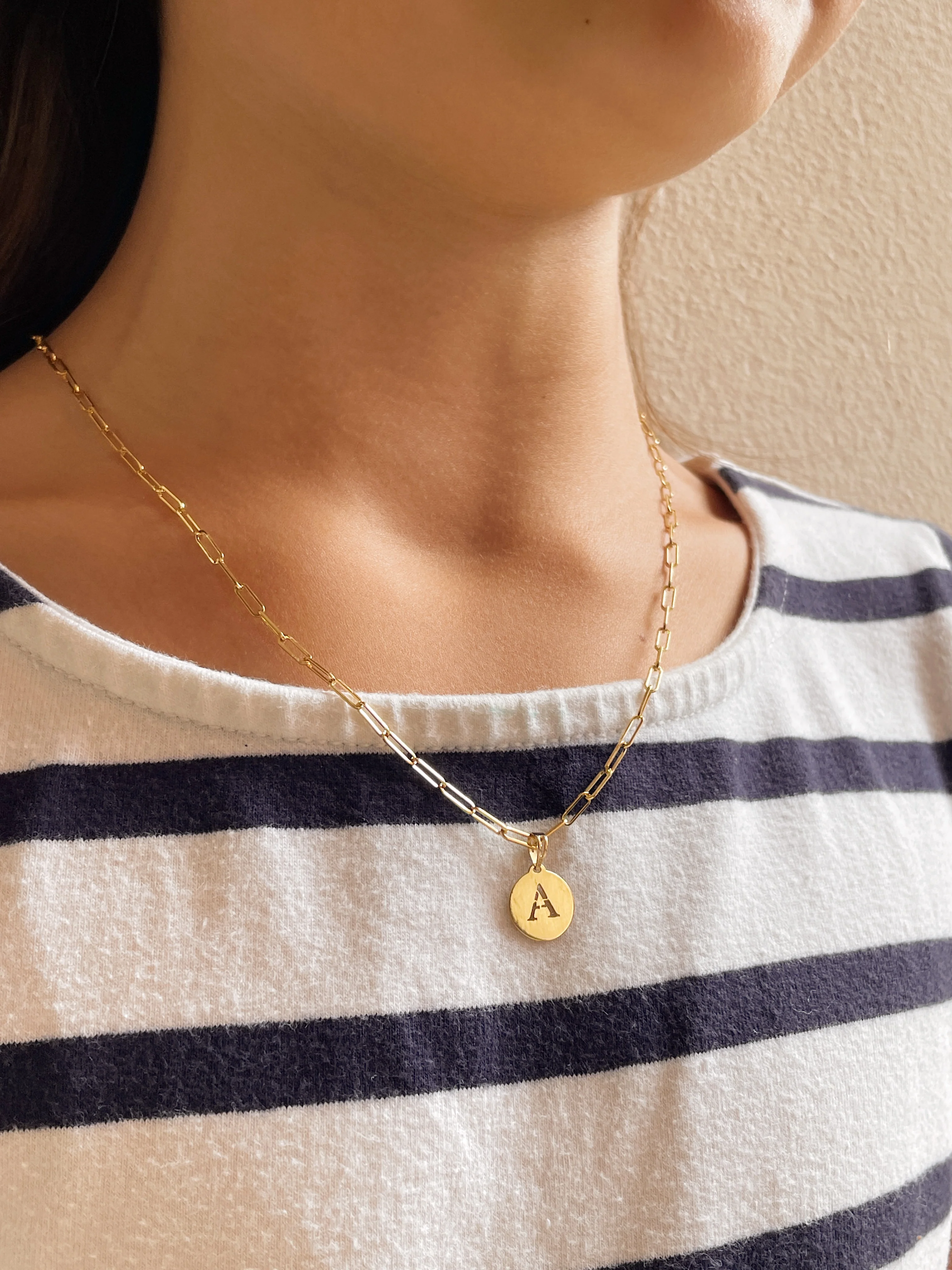 10k Yellow Gold Paperclip Chain - Image 7