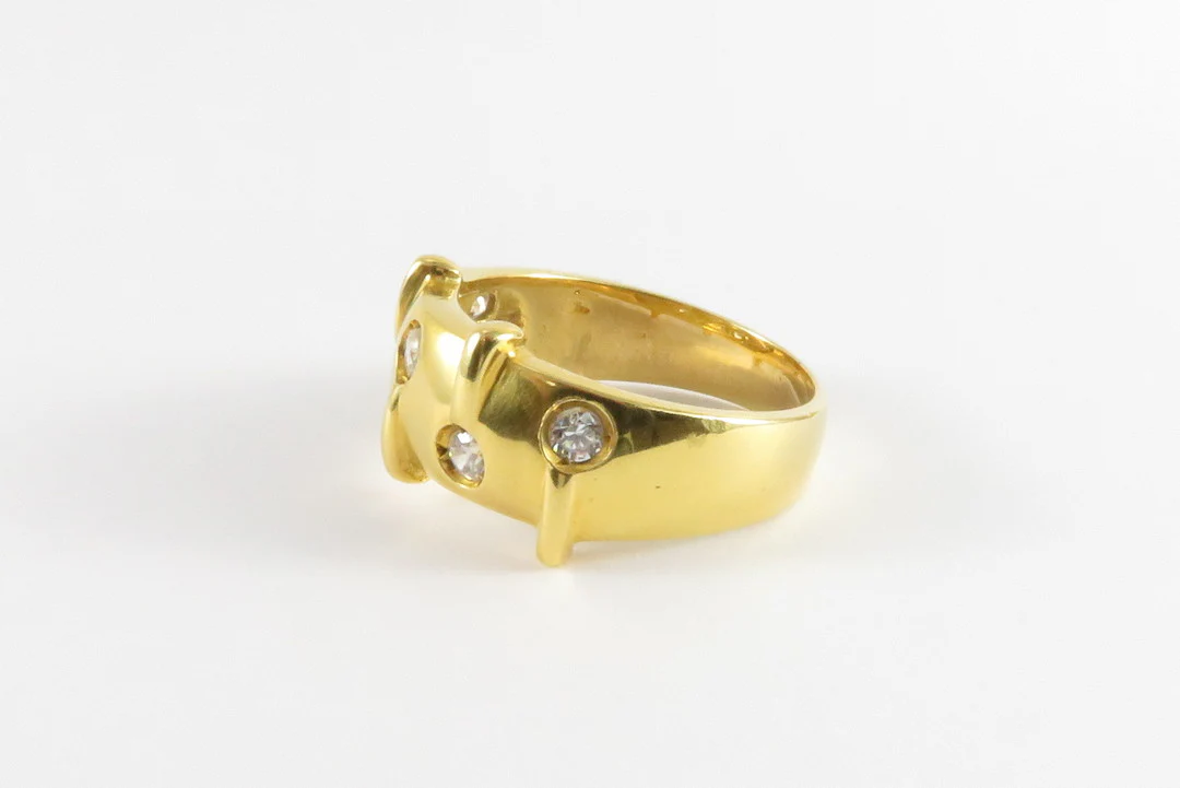 19.25k Yellow Gold Exclamation Ring - Image 3