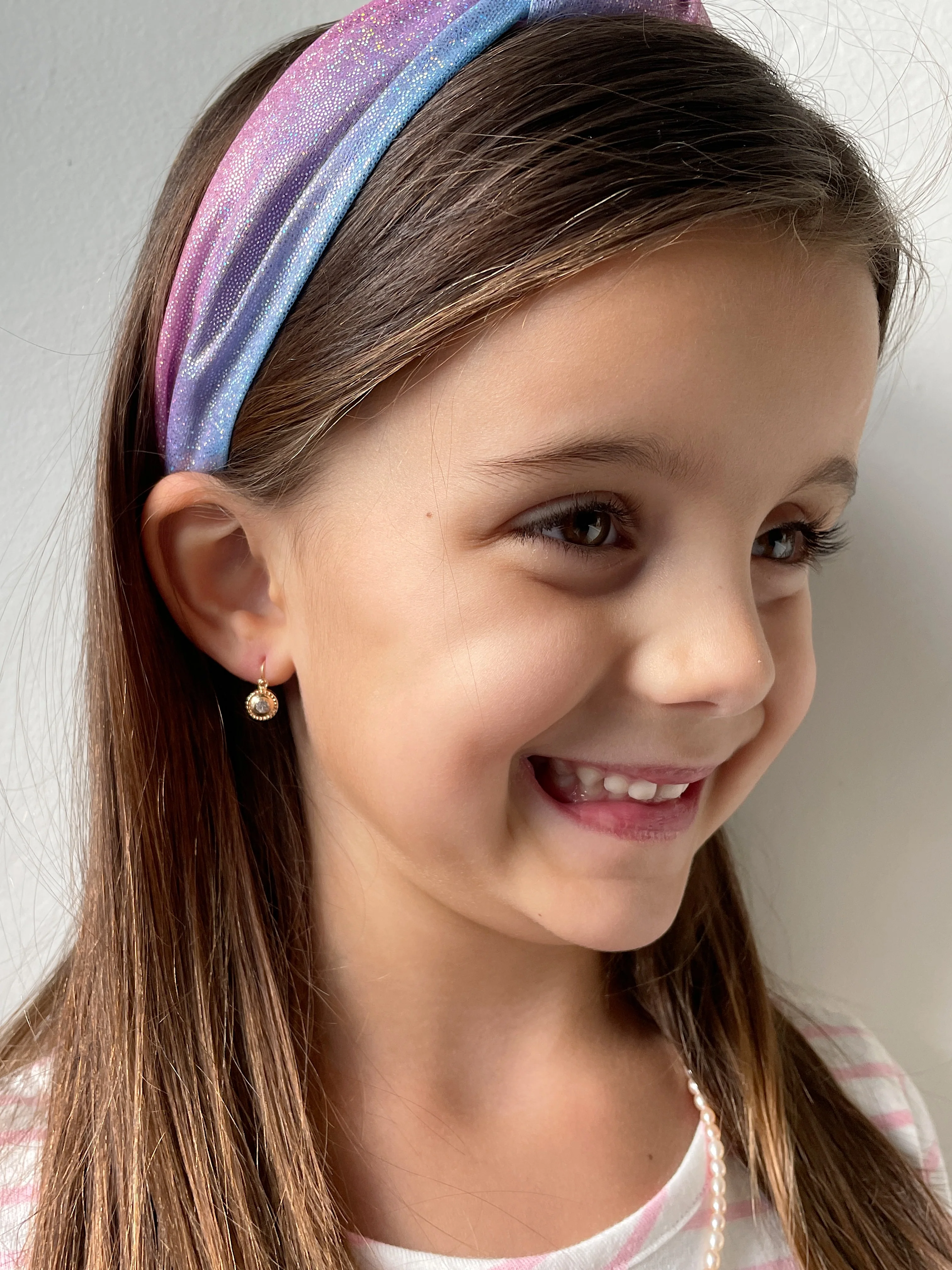 19.25k Yellow Gold Bead Trim Earrings - Image 5