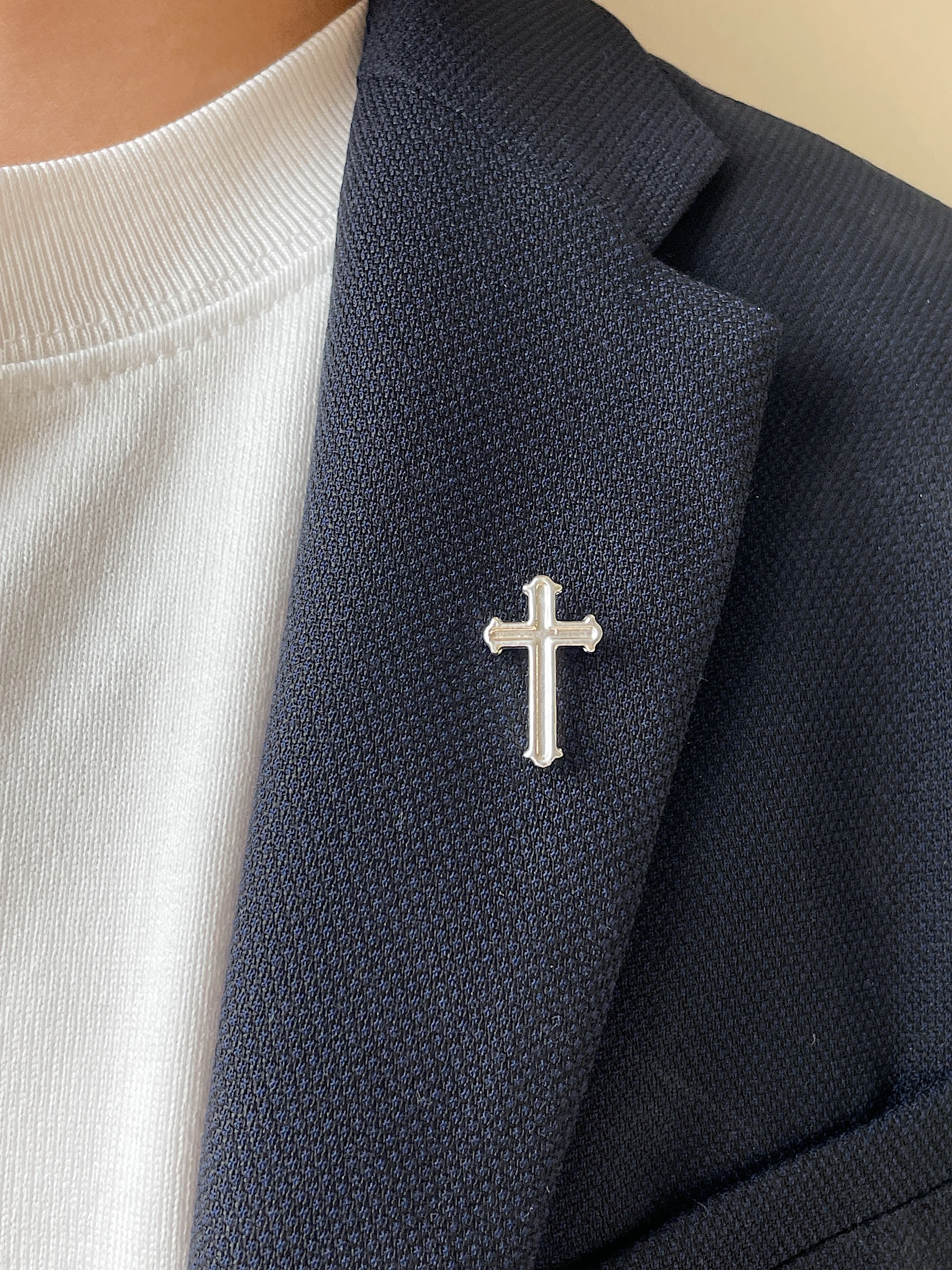 Cross Lapel Pin - Image 7