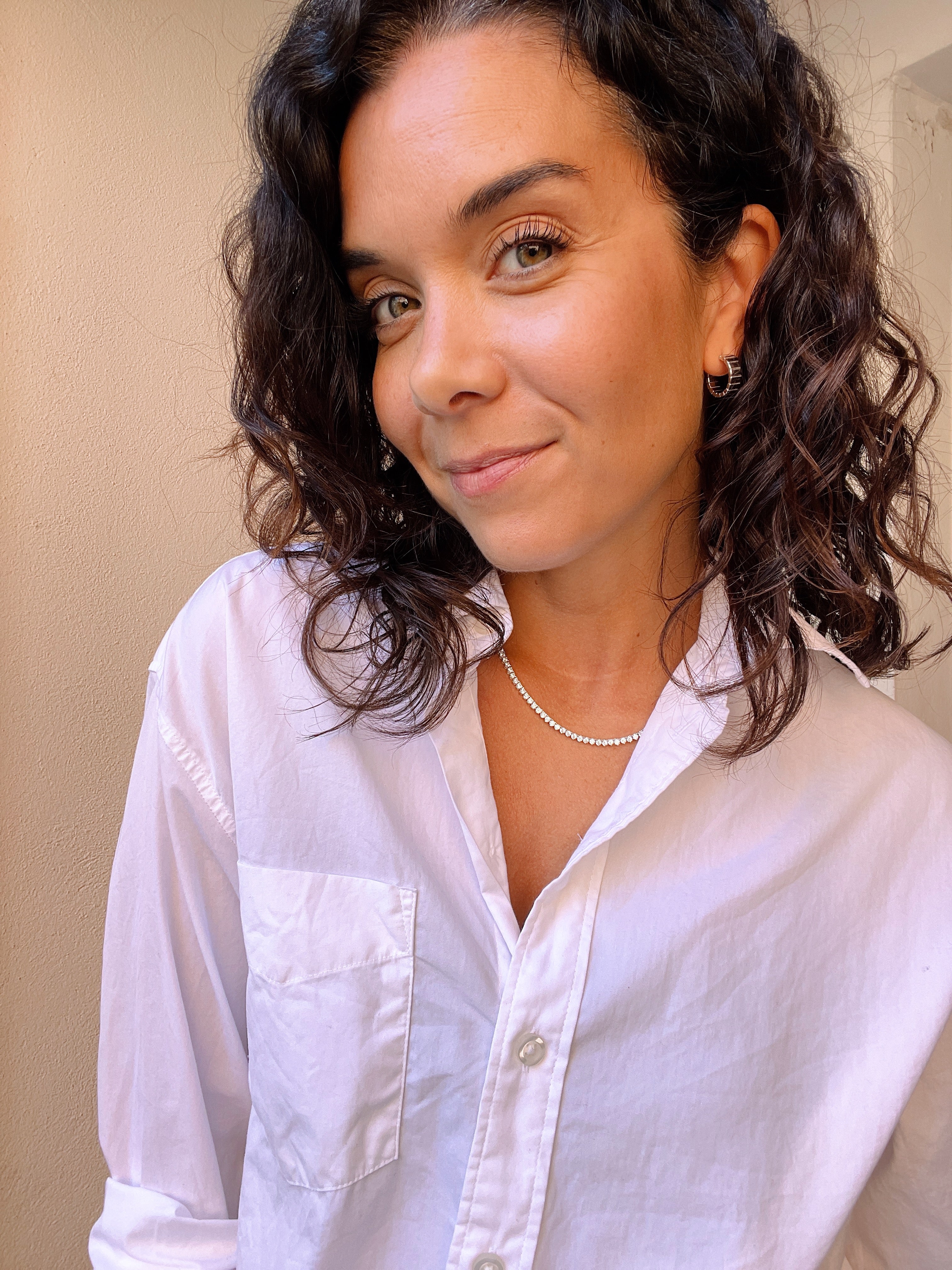 Sterling Silver 3 Prong Tennis Necklace - Image 3