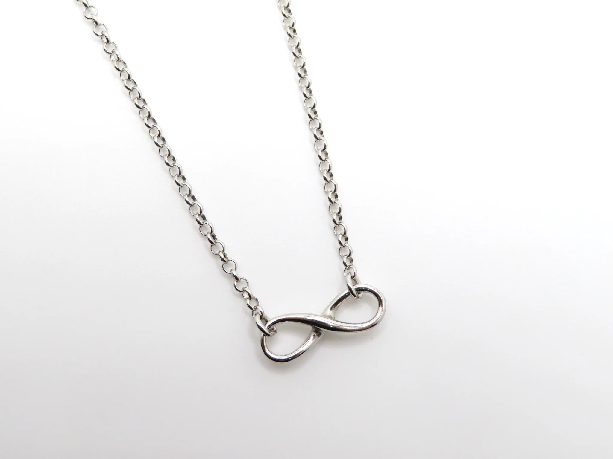 Sterling Silver Infinity Necklace - Image 3
