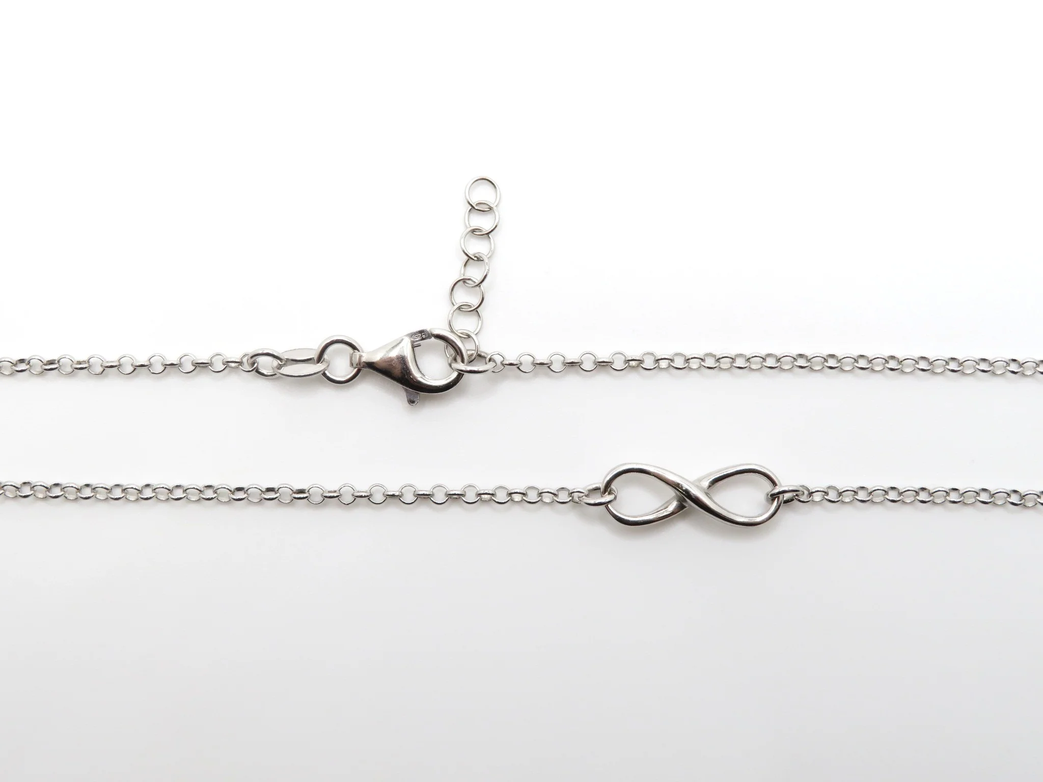 Sterling Silver Infinity Necklace - Image 5