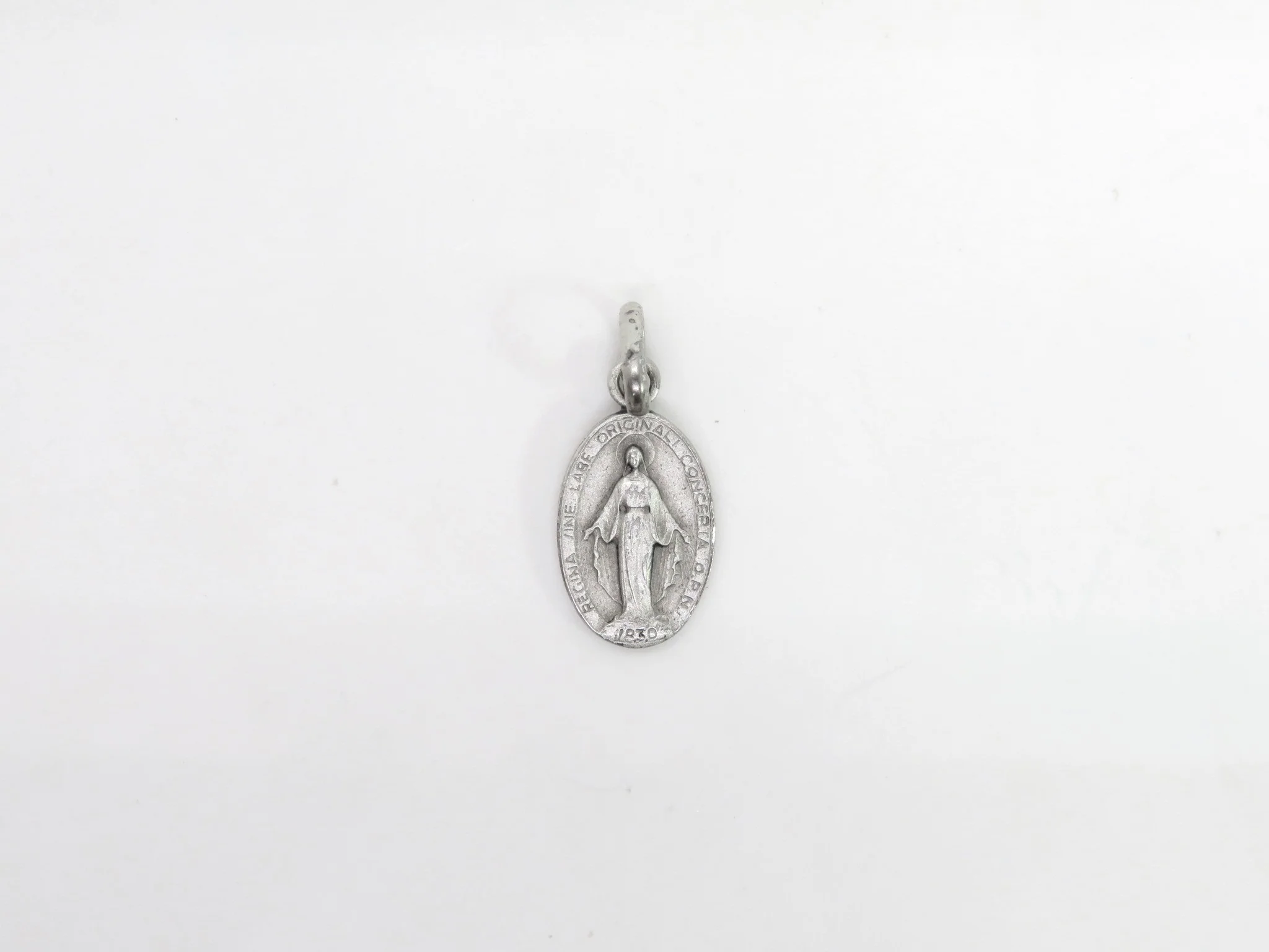 Sterling Silver Our Lady of Grace Medallion - Image 3