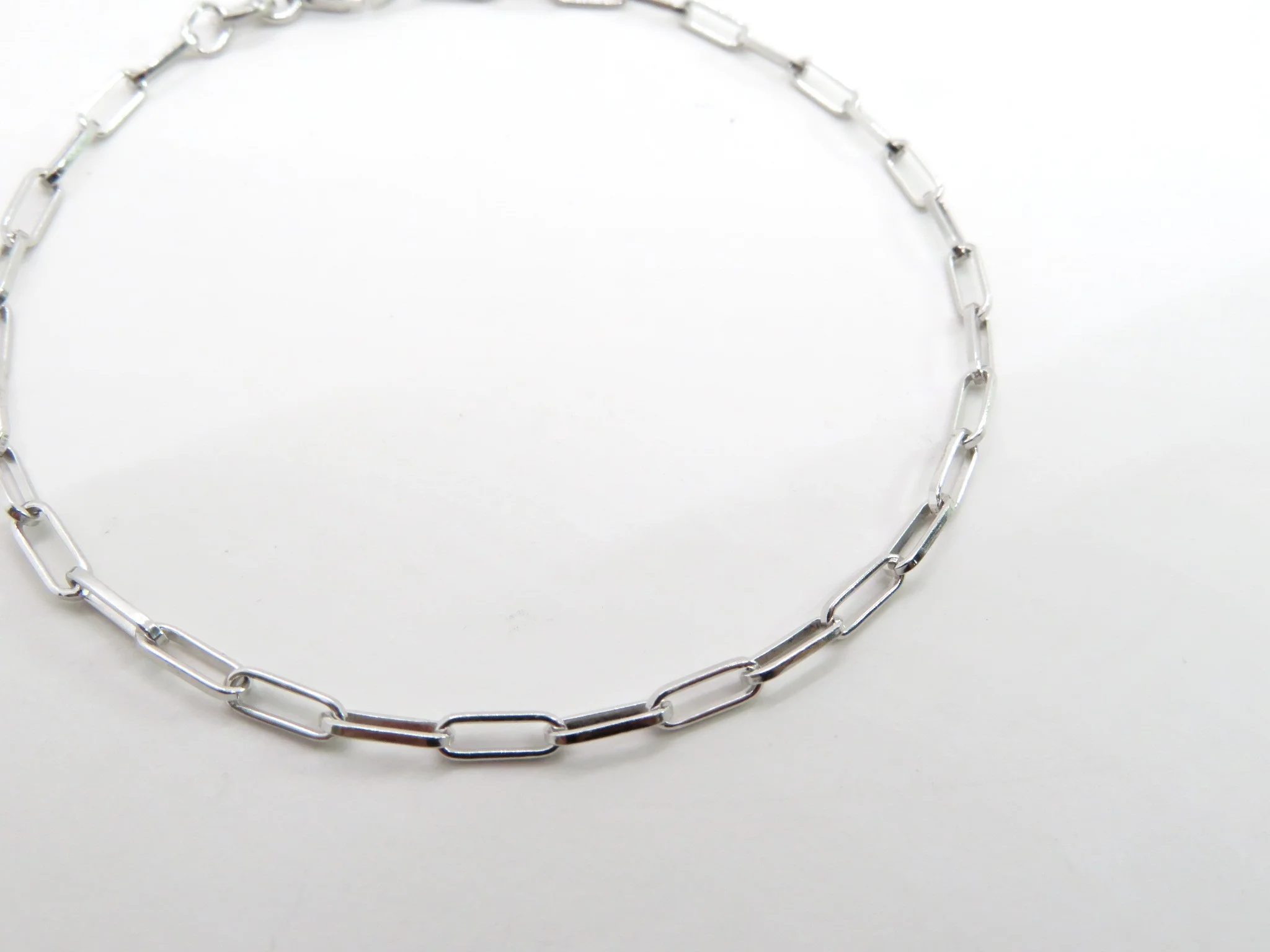 Sterling Silver Paperclip Bracelet - Image 5