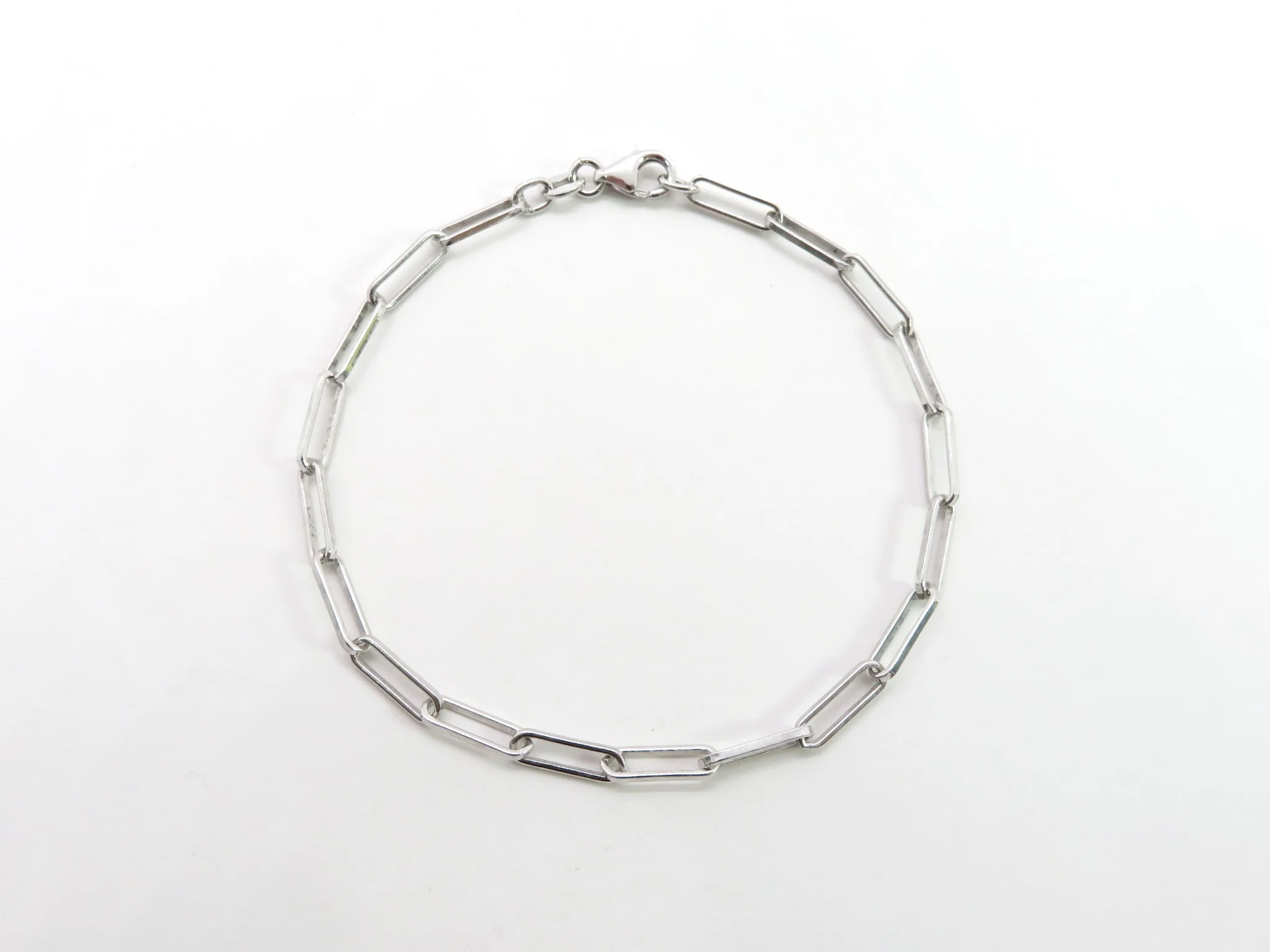 Sterling Silver Paperclip Bracelet - Image 7
