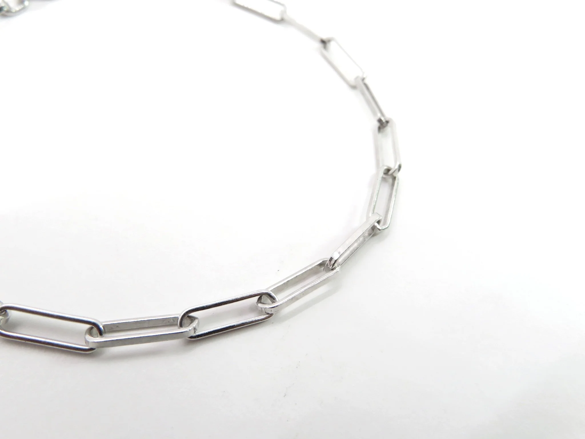 Sterling Silver Paperclip Bracelet - Image 8