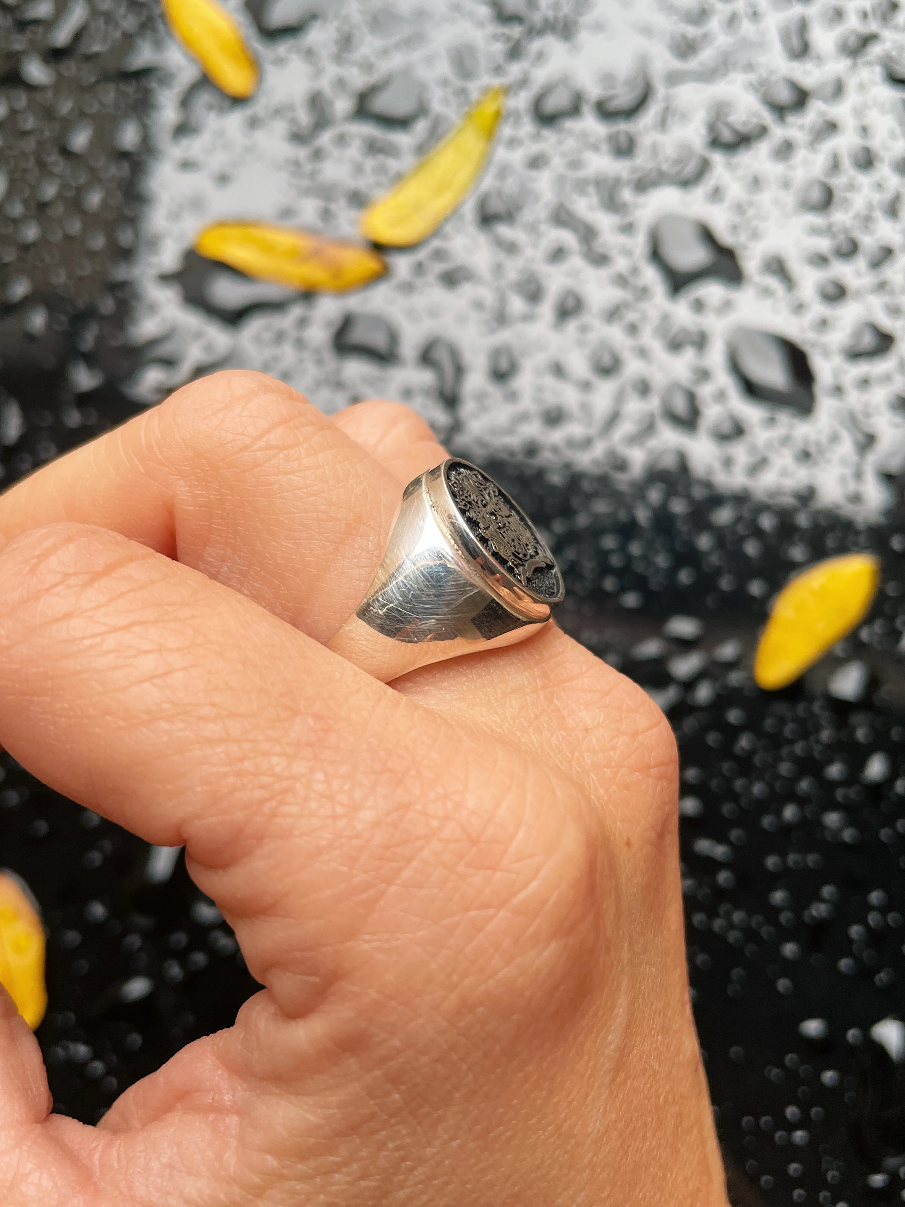 Sterling Silver Azorean Crest Ring - Image 6