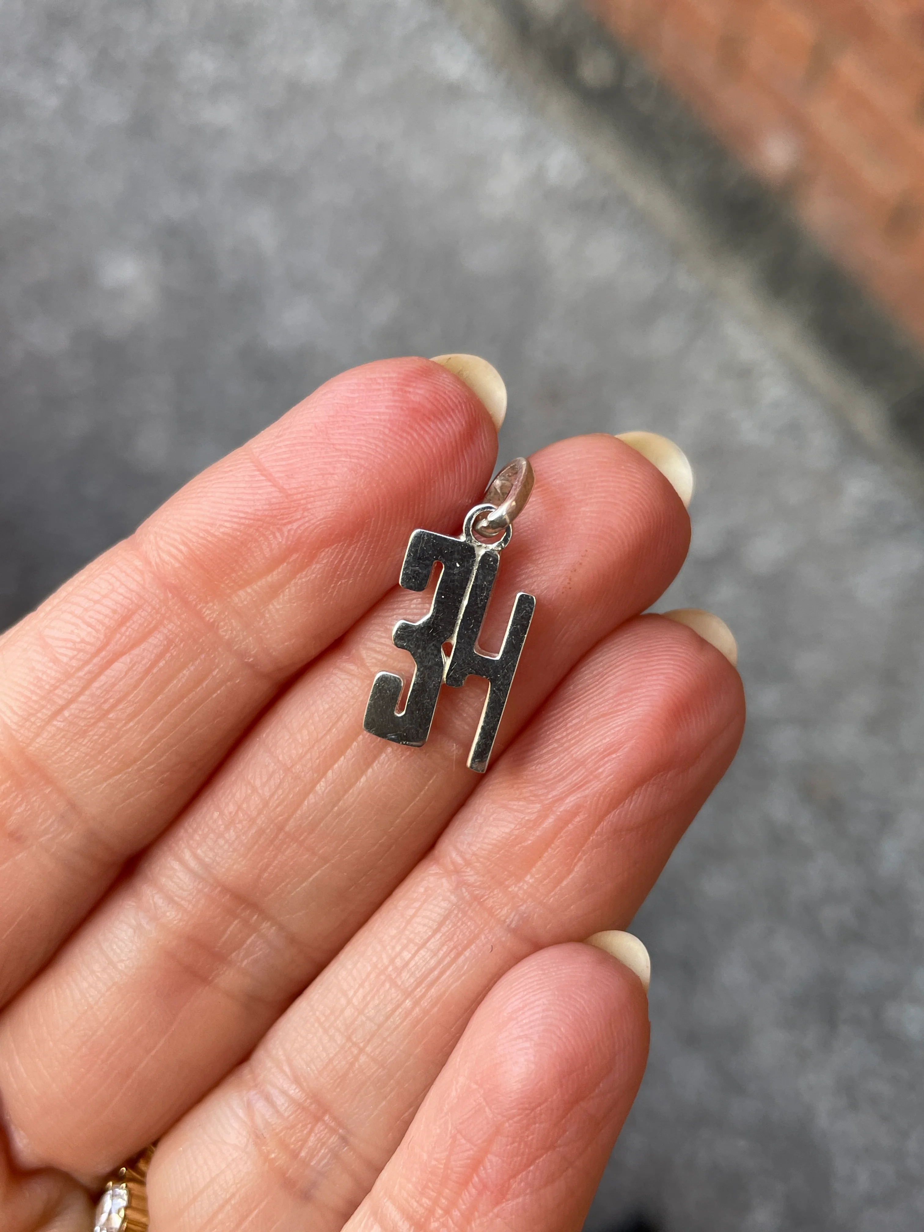 Sterling Silver Custom Jersey Number - Image 11