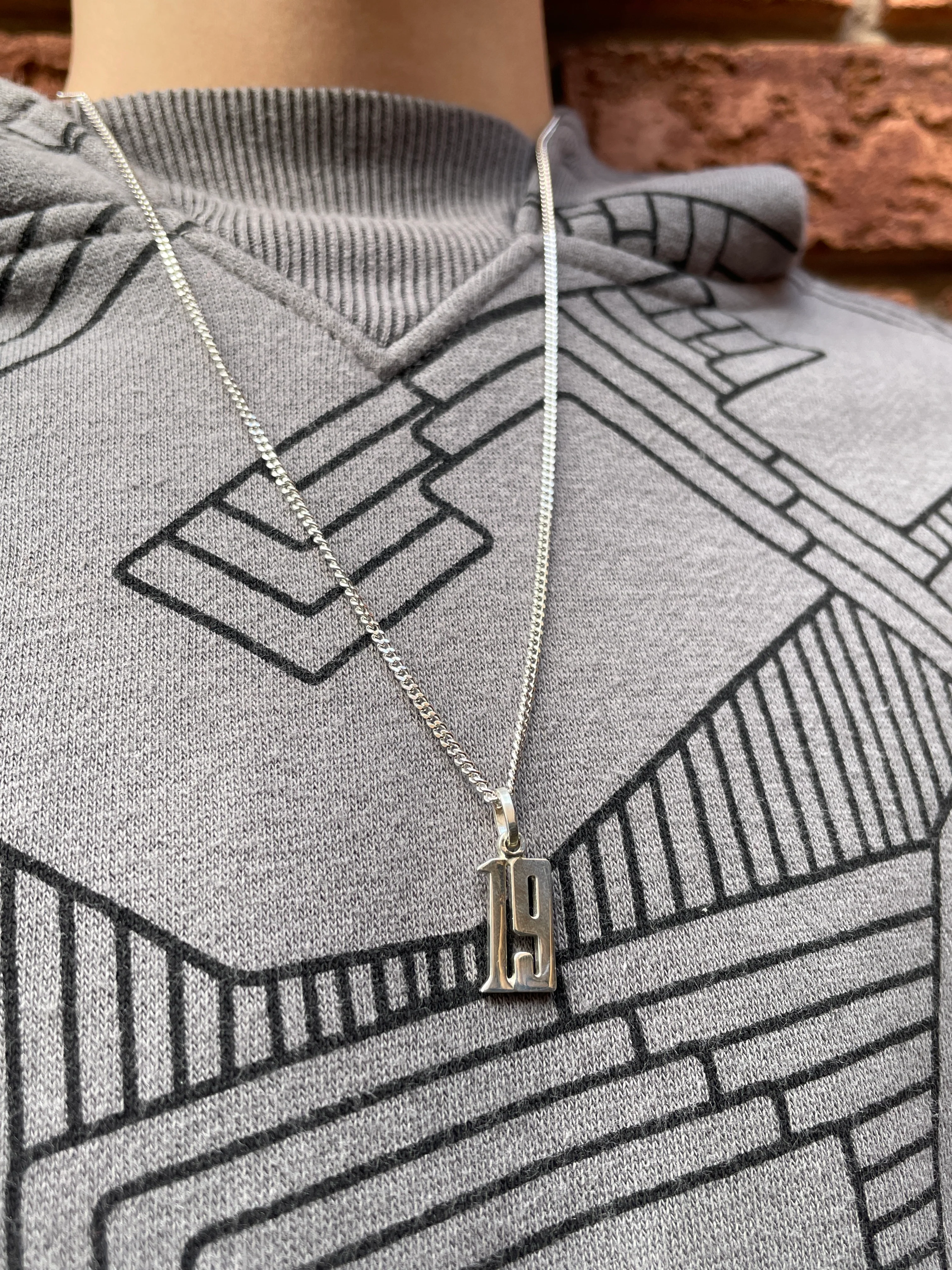 Sterling Silver Custom Jersey Number - Image 14