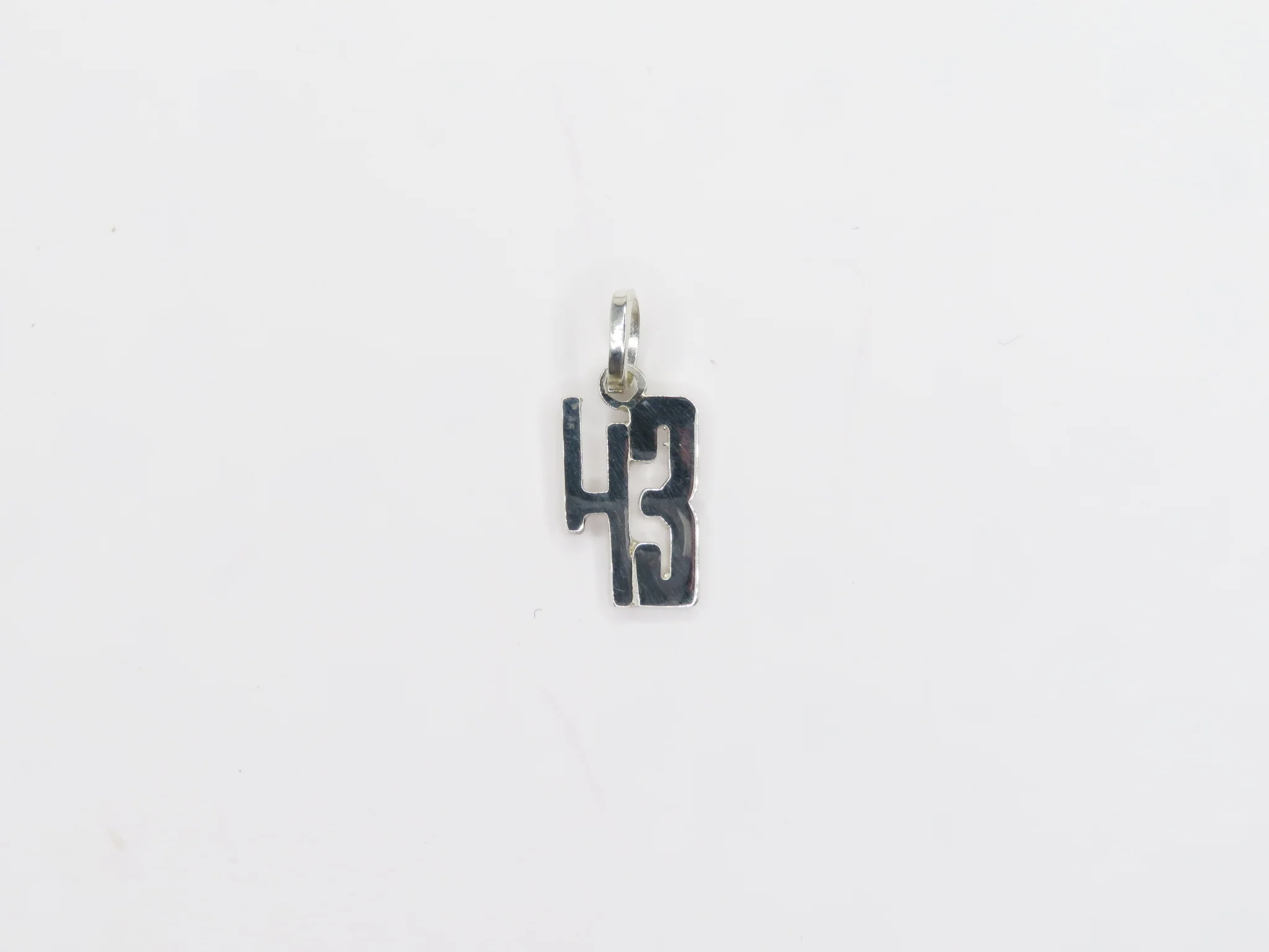 Sterling Silver Custom Jersey Number - Image 4
